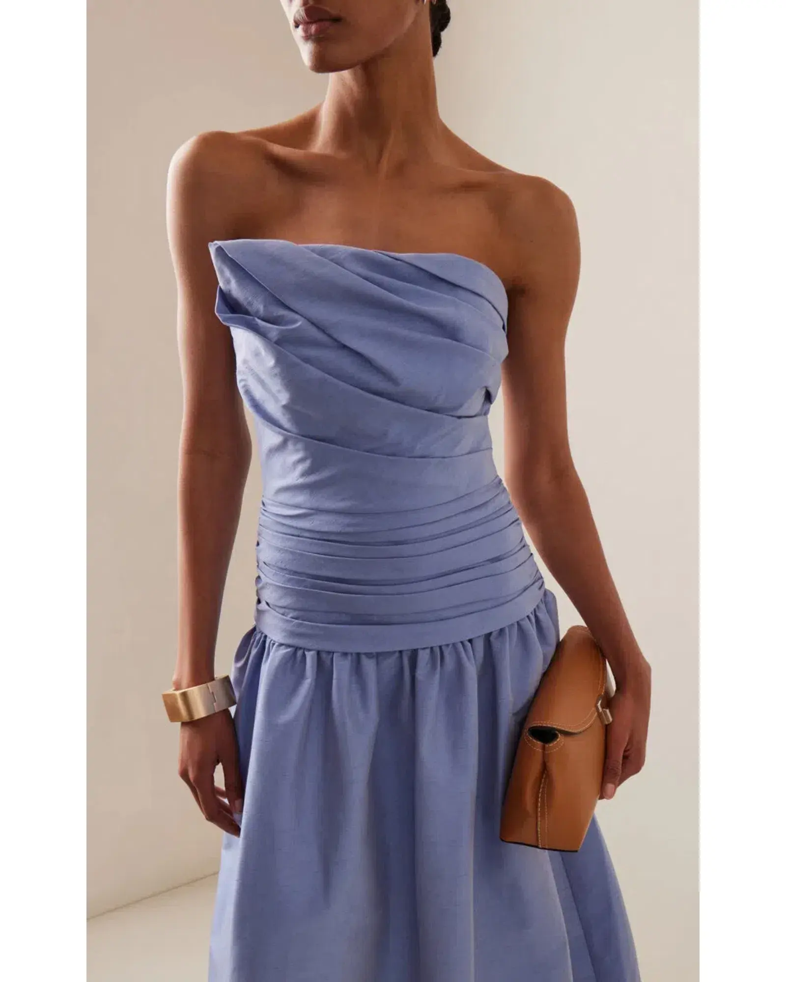 Rachel Gilbert Banks Dress in Cornflower Size AU 8 - Image 2