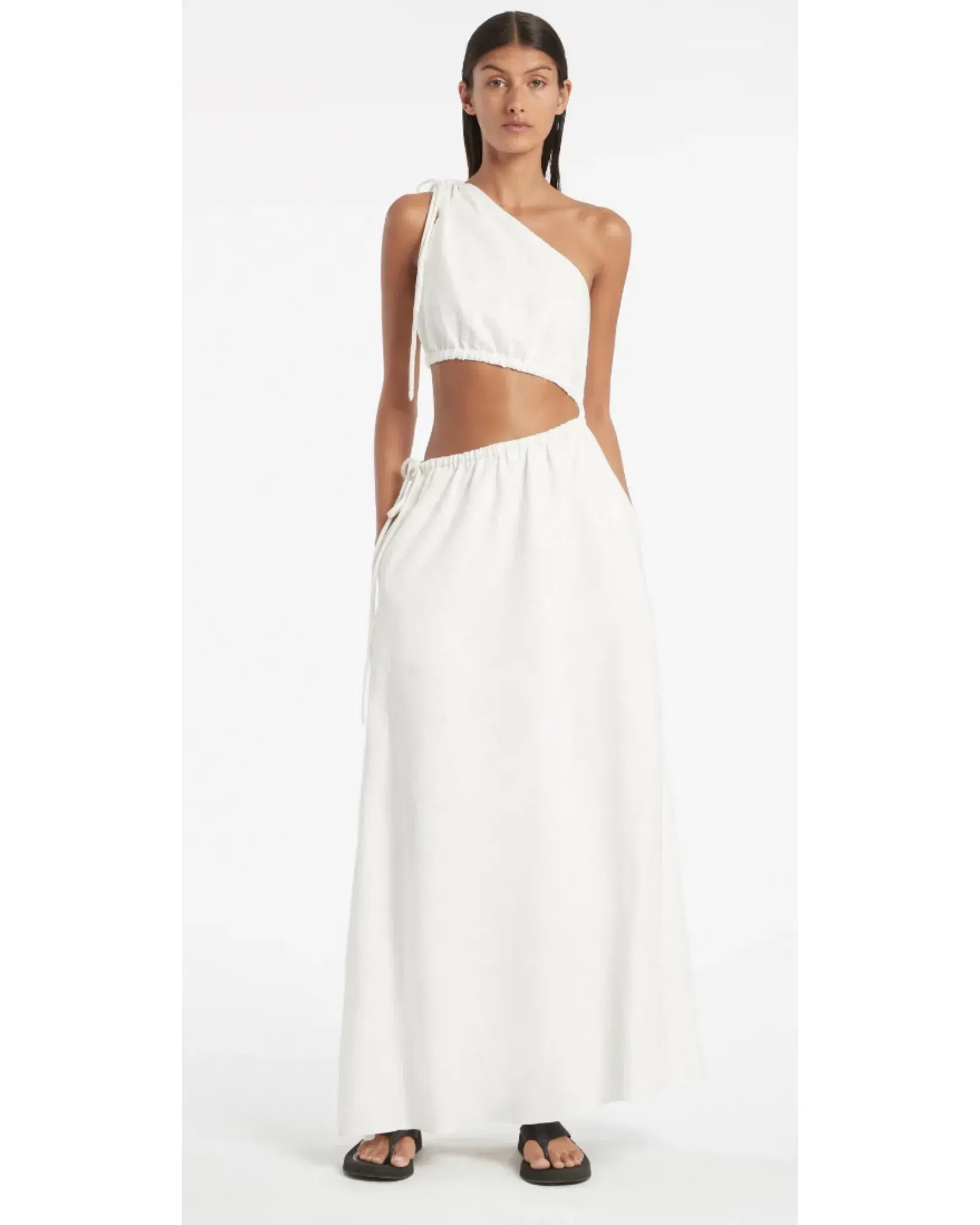 Sir The Label Blanche Asymmetrical Gown White Size 3 / AU 12 - Image 1