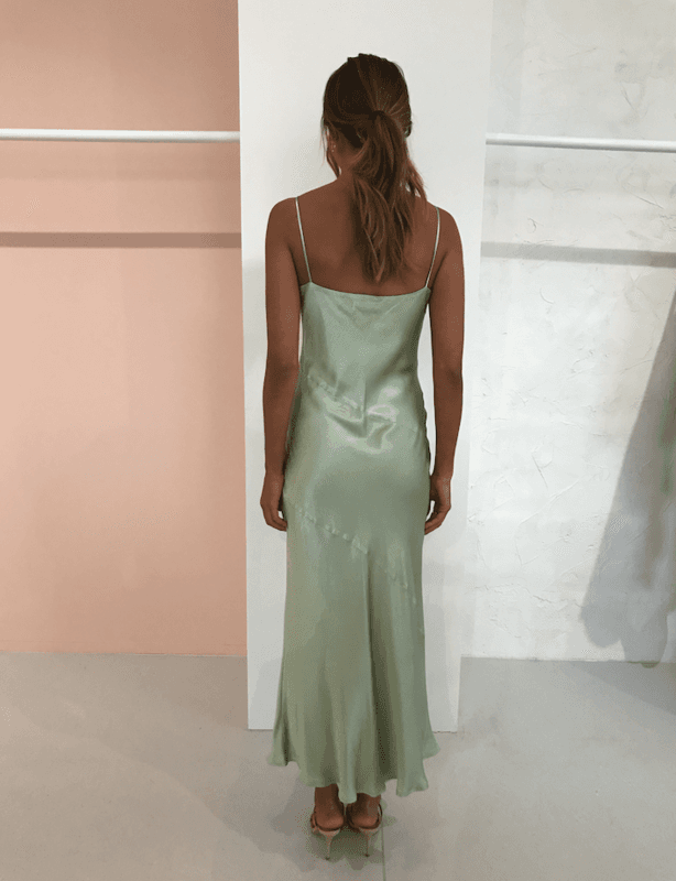 Bec & Bridge Crest Midi Dress Mint Green Size 6 - Image 4