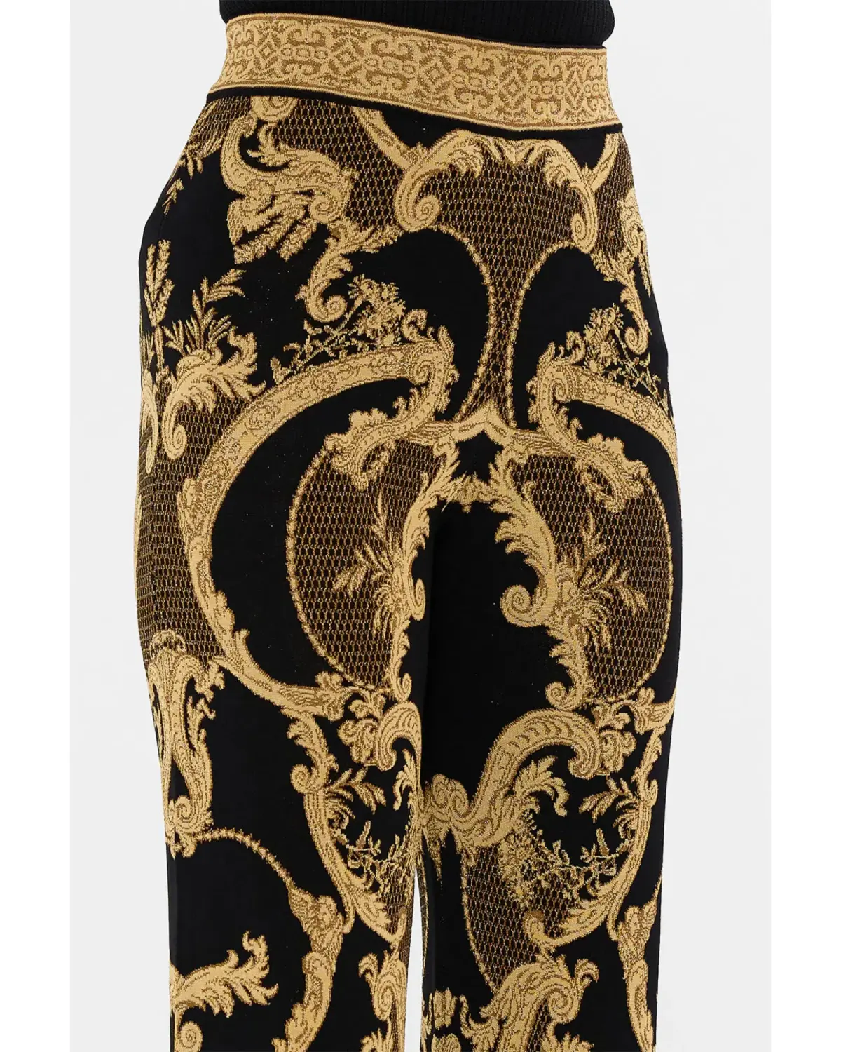Camilla Flared Jacquard knit pant Magic in the Manuscripts Size AU 10 - Image 4