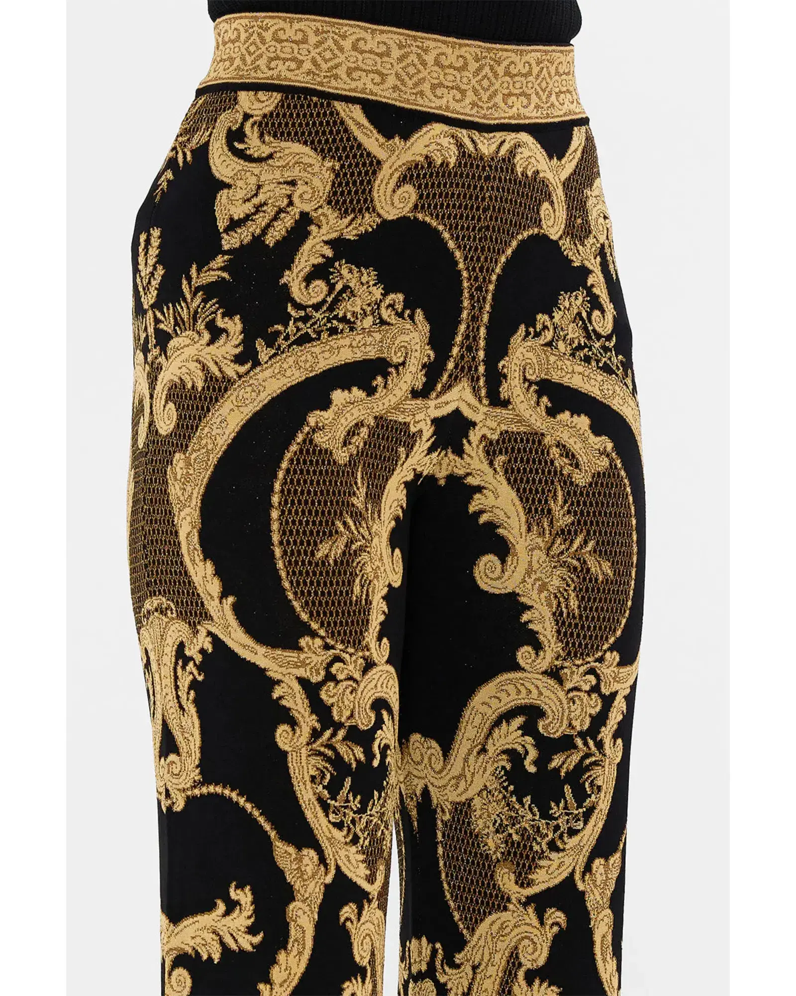 Camilla Flared Jacquard knit pant Magic in the Manuscripts Size AU 10 - Image 4