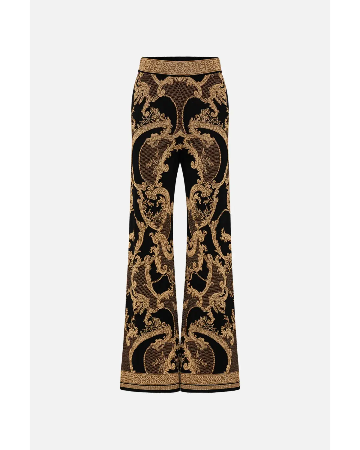 Camilla Flared Jacquard knit pant Magic in the Manuscripts Size AU 10 - Image 5