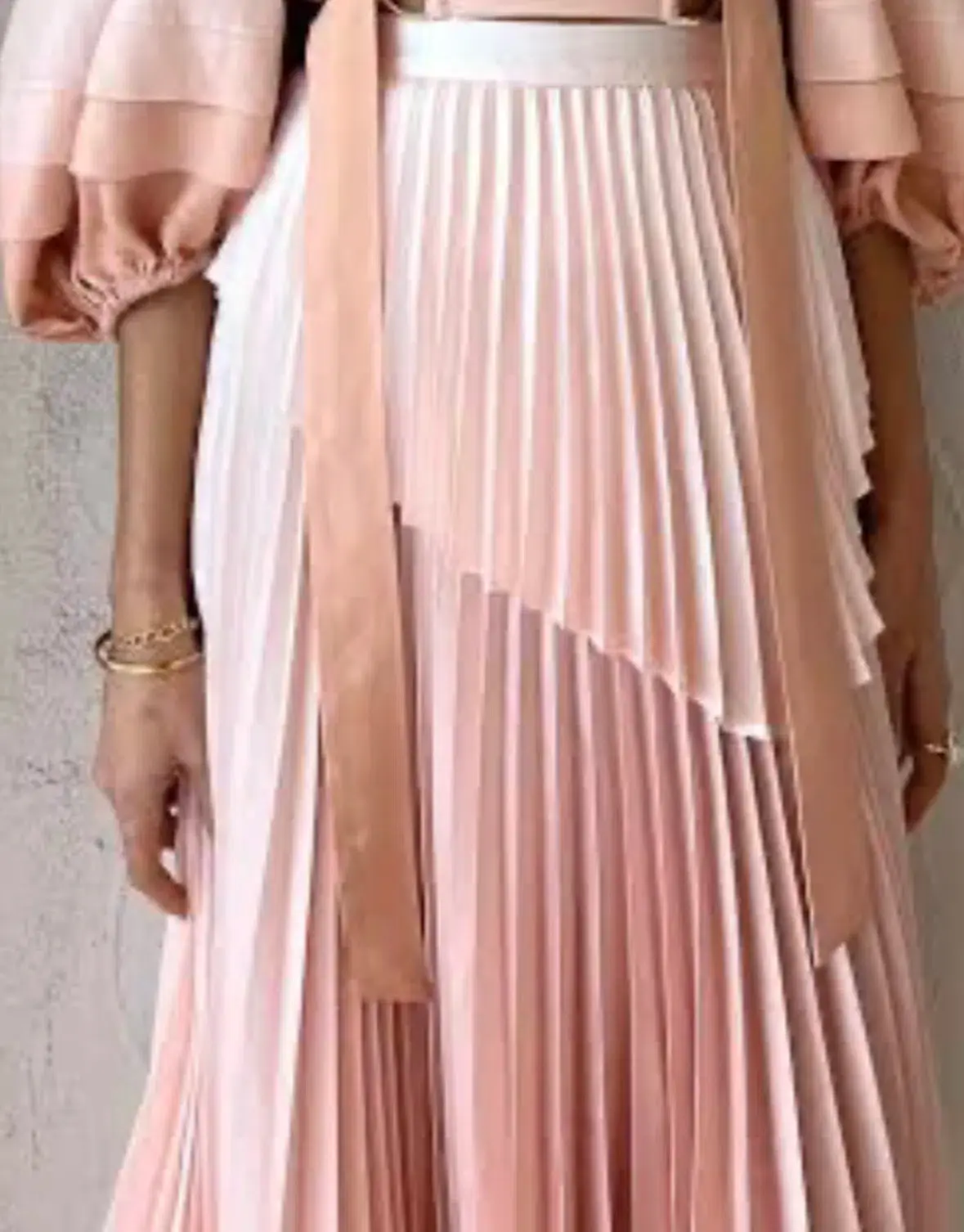 Acler Barnard Skirt in Gradient Pink Size AU 10 - Image 3