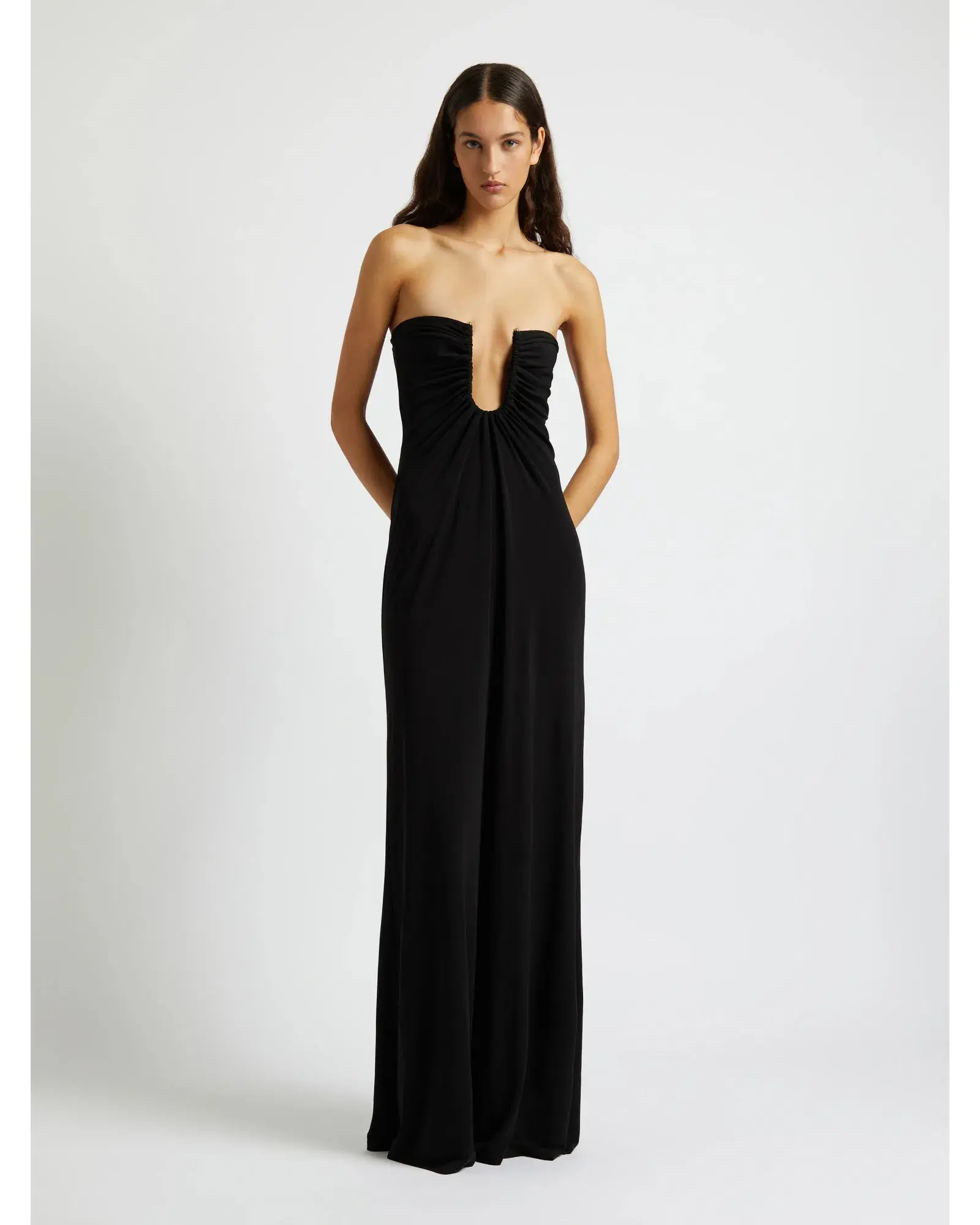Christopher Esber Arced Gown Black Size AU 6 - Image 2