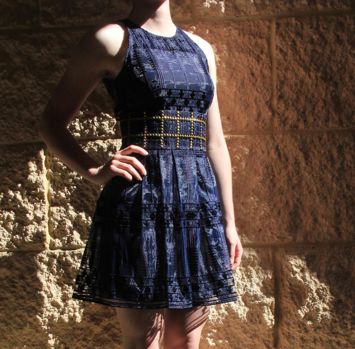 Sass & Bide The Balancing Act Dress Navy - Image 1