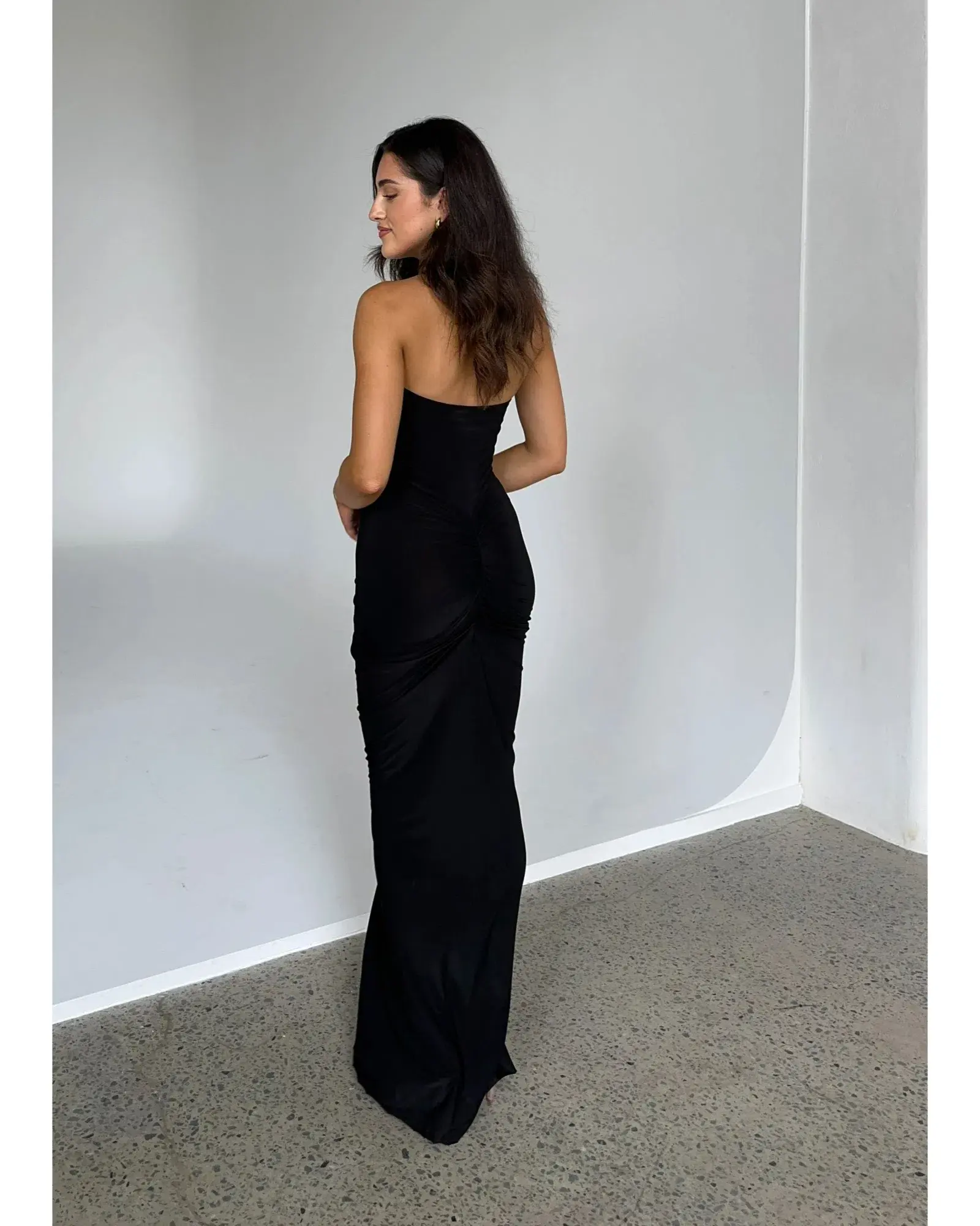 Natalie Rolt Black Shontae Gown Black Size 1 / AU 8 - Image 2