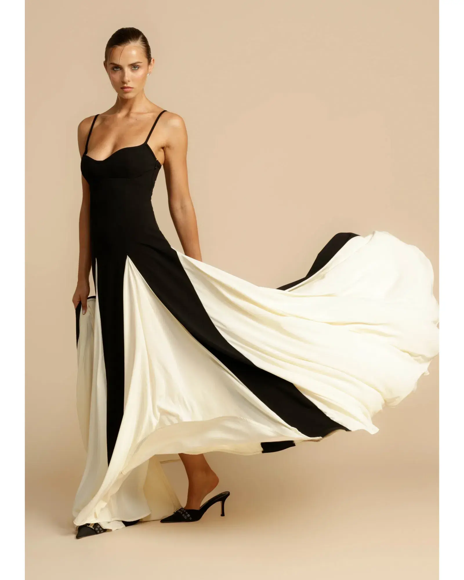 Arcina Ori Paloma Dress Black/White Size AU 8 - Image 3