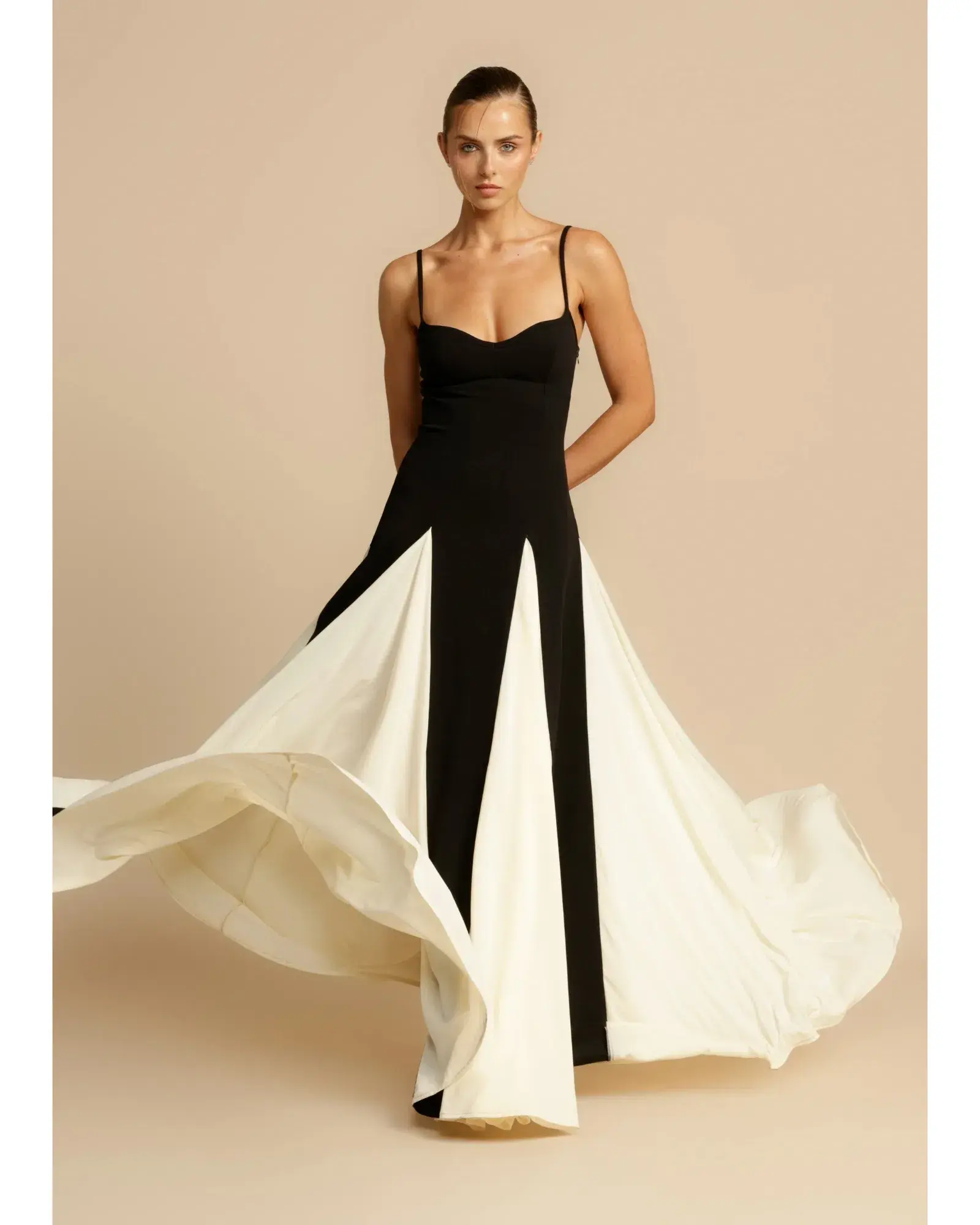 Arcina Ori Paloma Dress Black/White Size AU 8 - Image 4