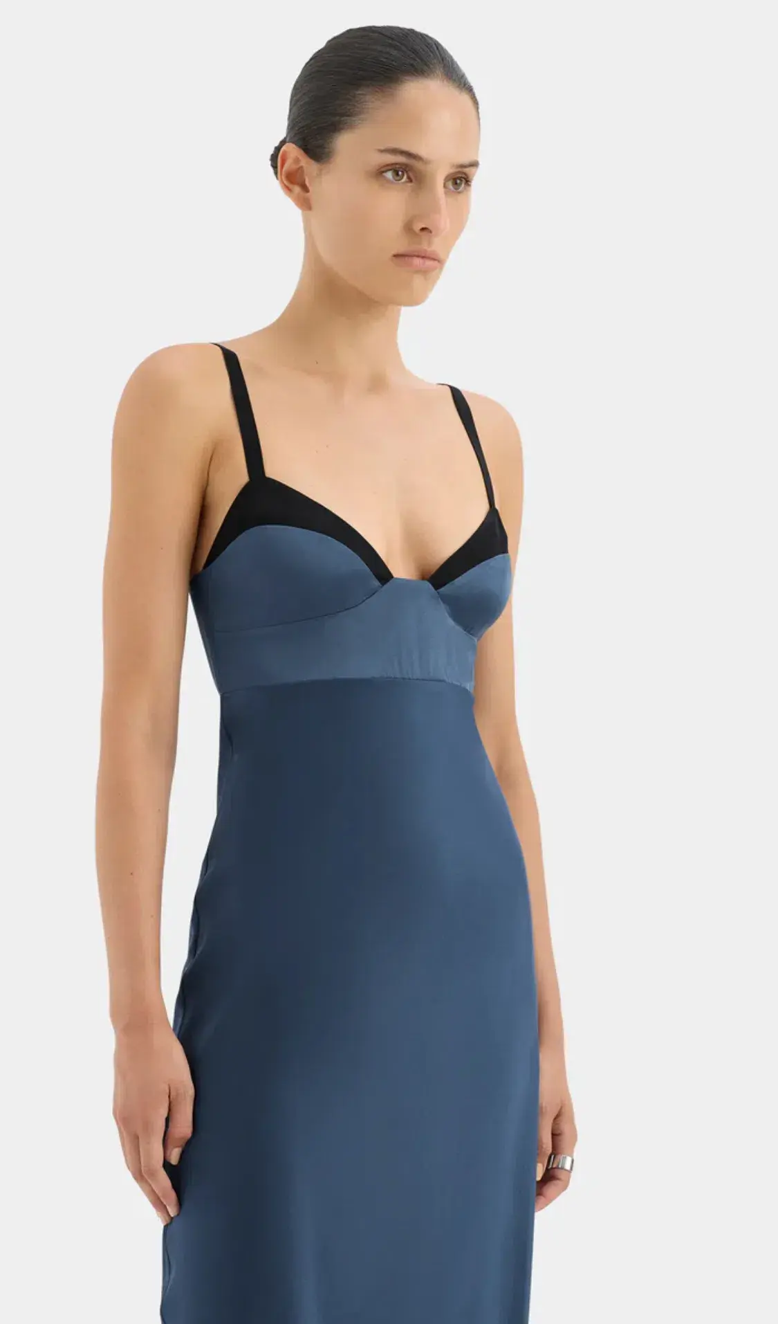 Sir The Label  Depeche Balconette Gown Blue Size 3 / AU 12 - Image 4