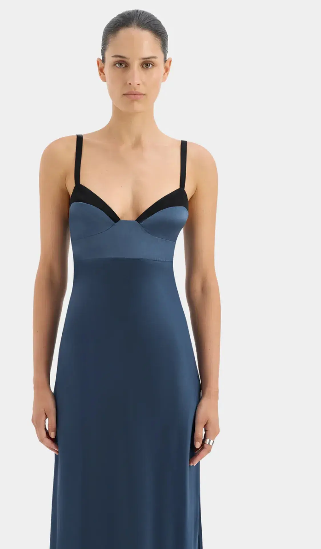 Sir The Label  Depeche Balconette Gown Blue Size 3 / AU 12 - Image 3
