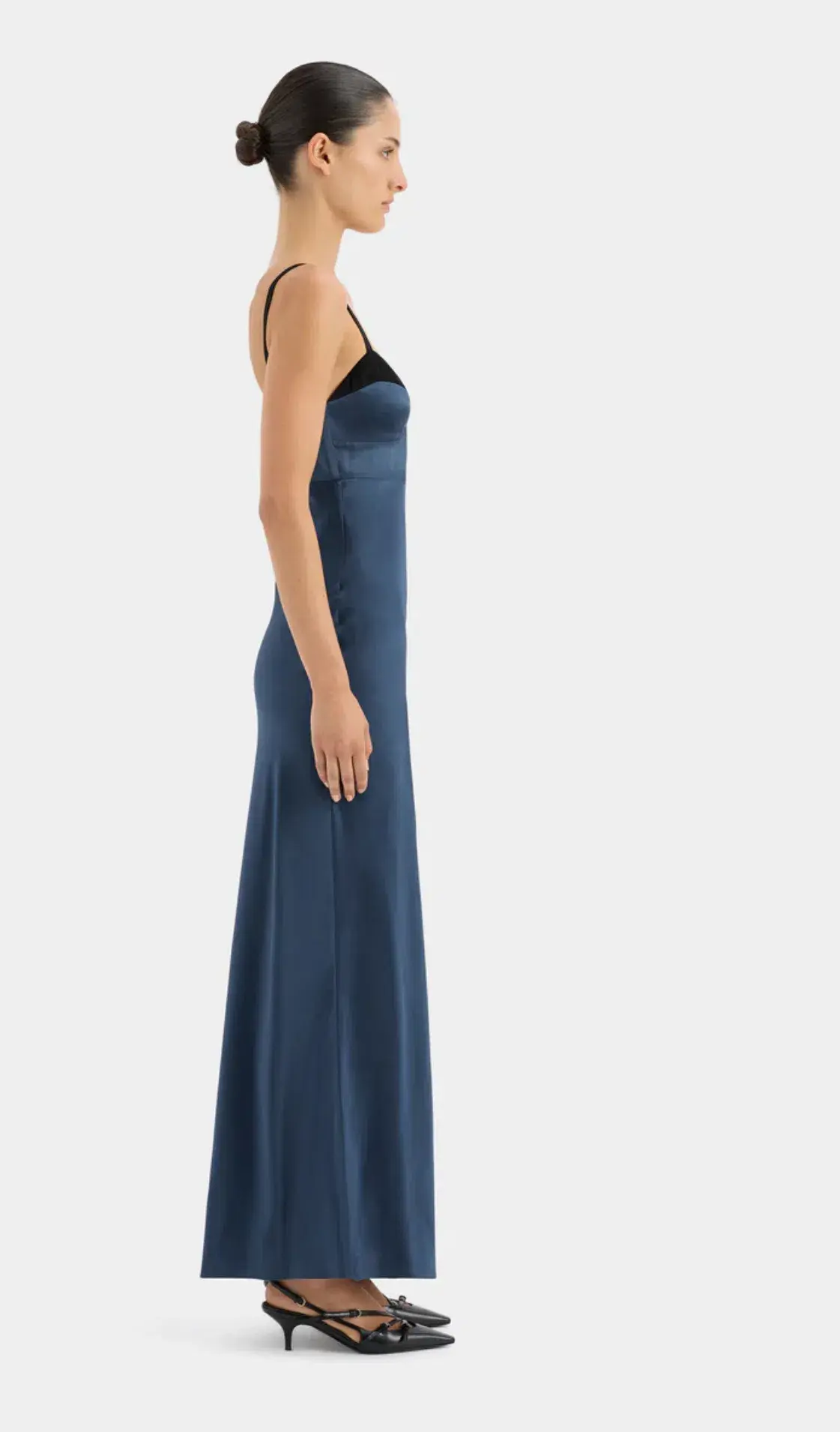 Sir The Label  Depeche Balconette Gown Blue Size 3 / AU 12 - Image 2