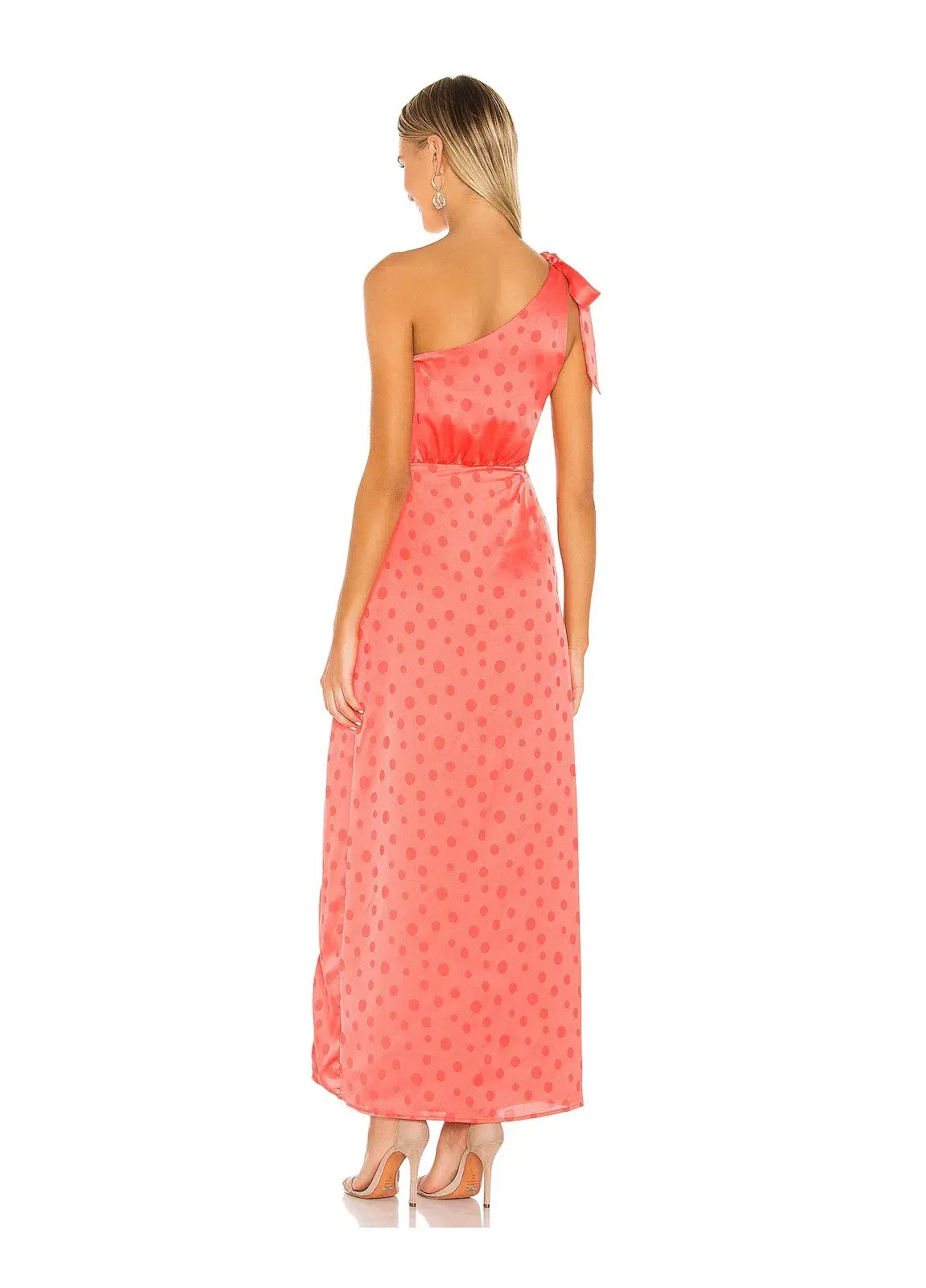 Privacy Please Blake Maxi Dress Hot Coral Size 8 - Image 3