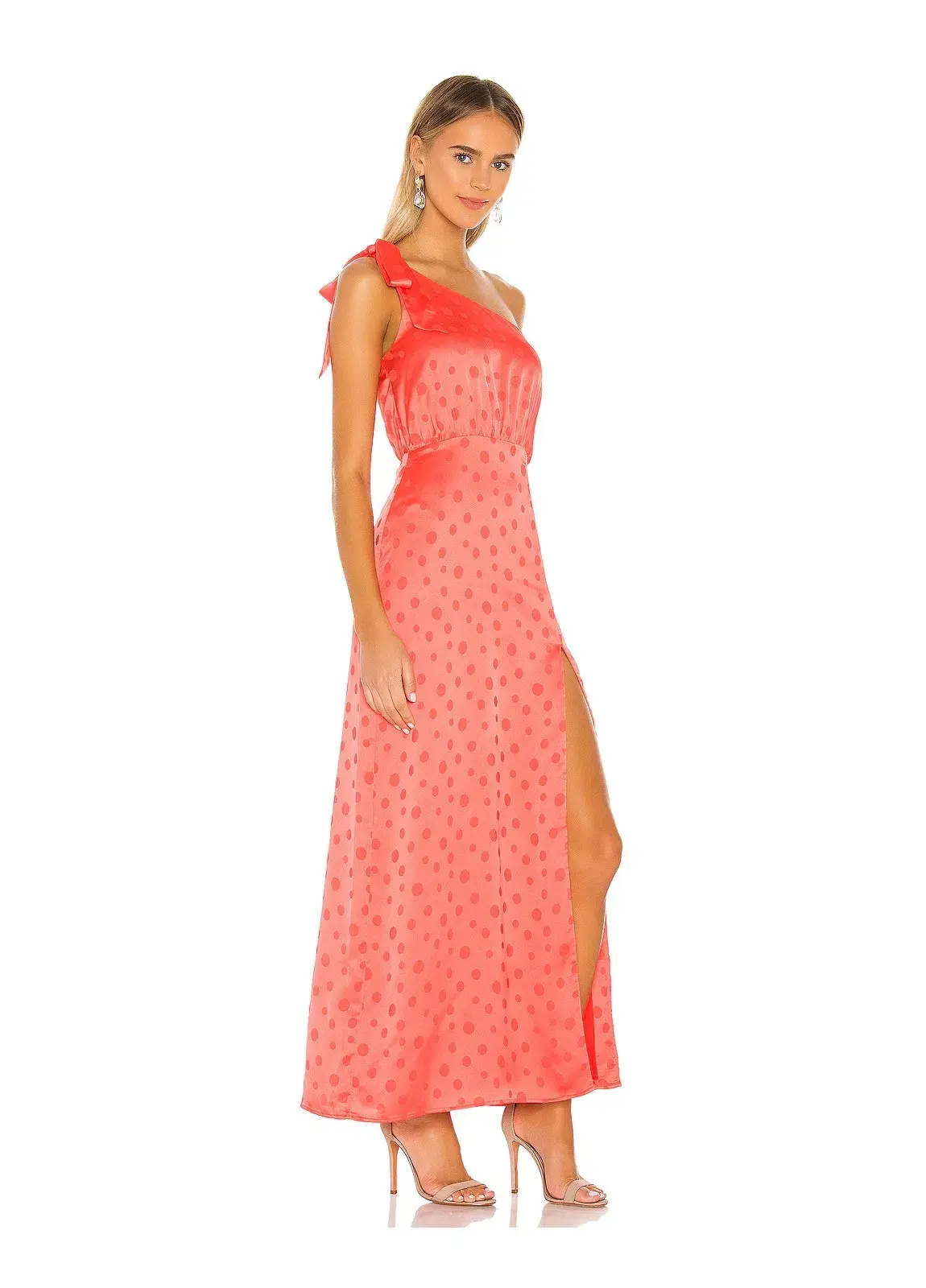 Privacy Please Blake Maxi Dress Hot Coral Size 8 - Image 2