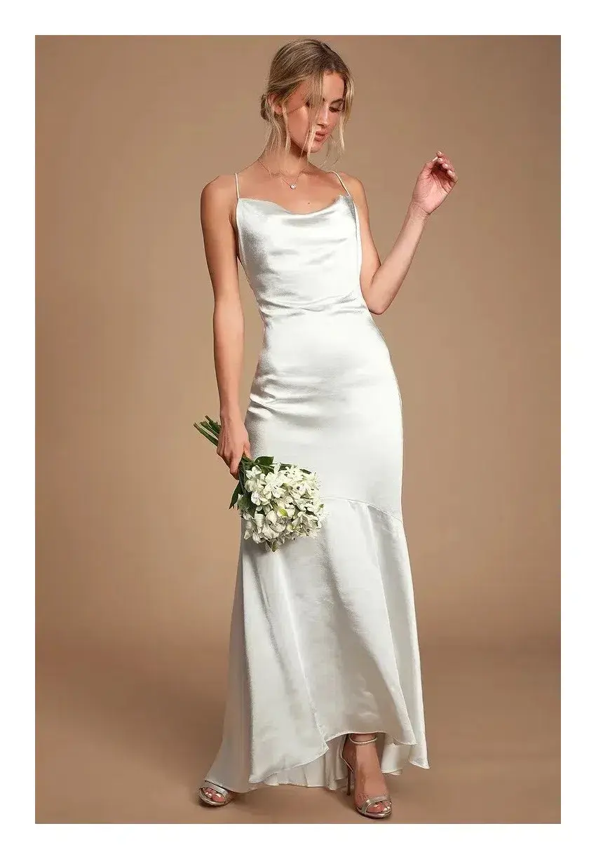 Elliatt Aisle Maxi Dress White Size 8 - Image 2