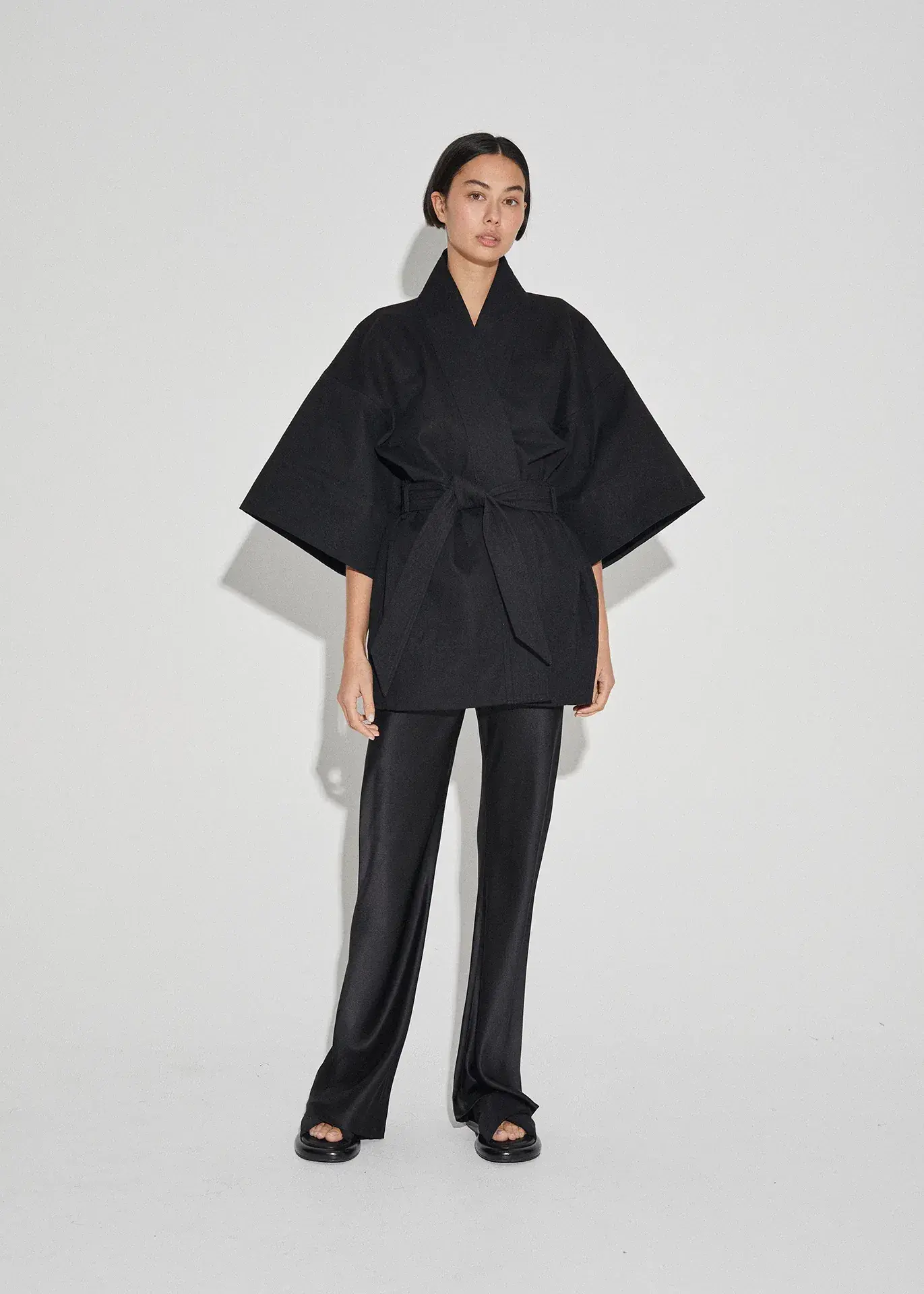 Maison Essentiele Kimono Black Size 8  - Image 1