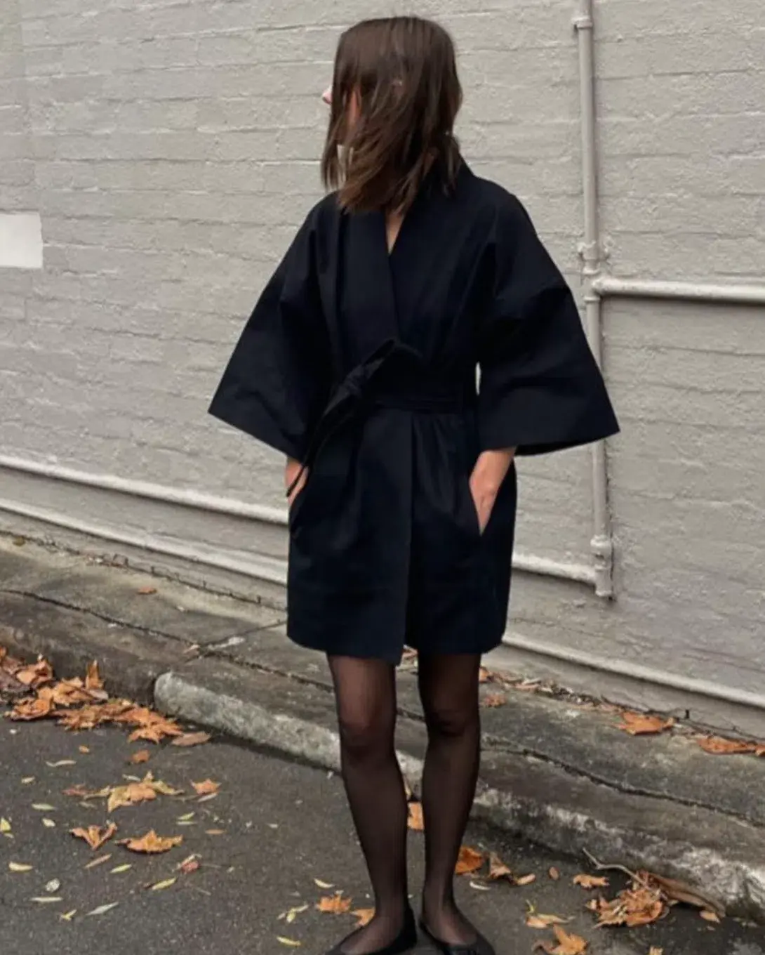 Maison Essentiele Kimono Black Size 8  - Image 2