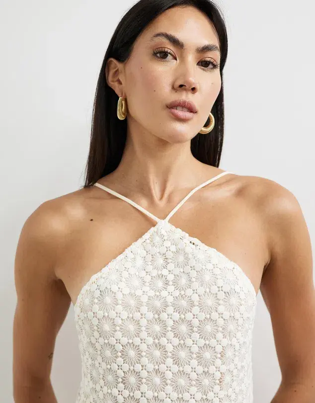 Camilla and Marc Yve Midi Dress in Ecru Size 10 - Image 2