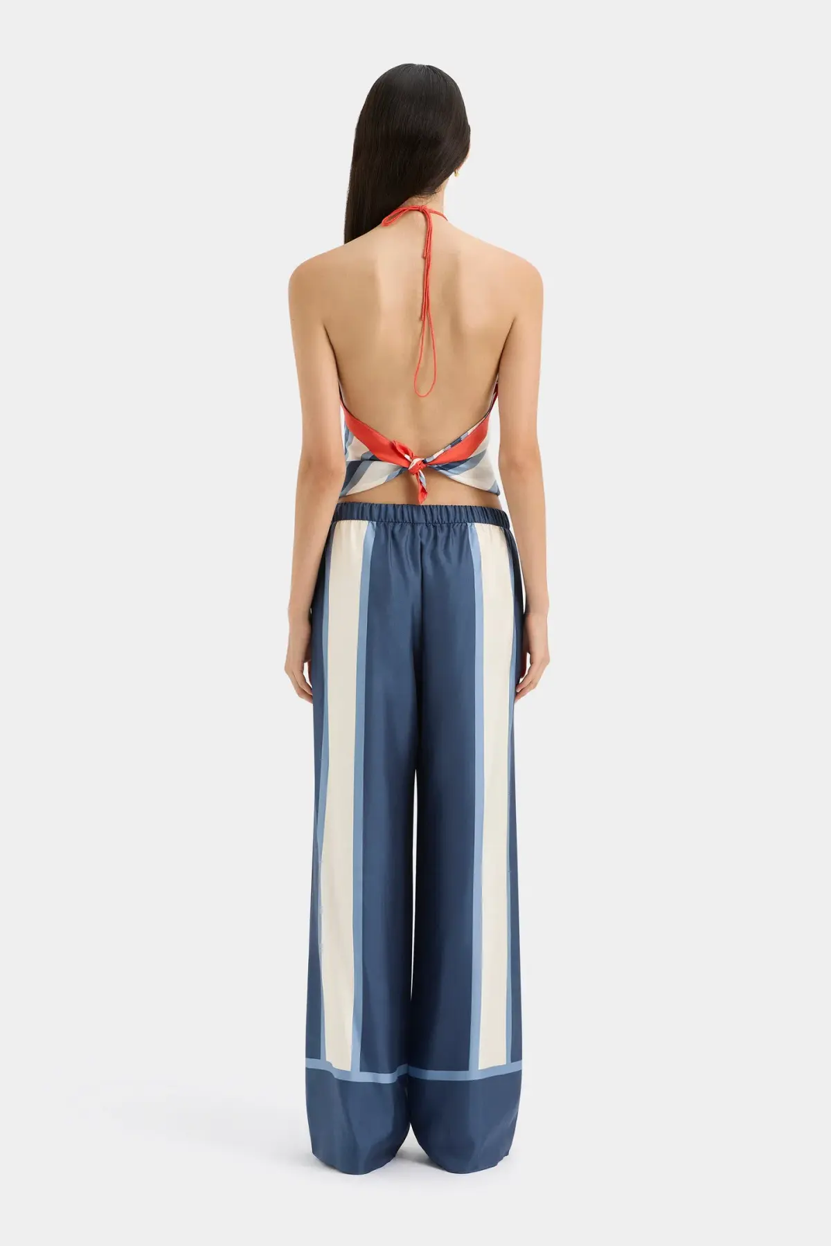 Sir The Label Dazed Scarf One Size and Pant Size 2 /AU 10 Set in Studio Print  - Image 2
