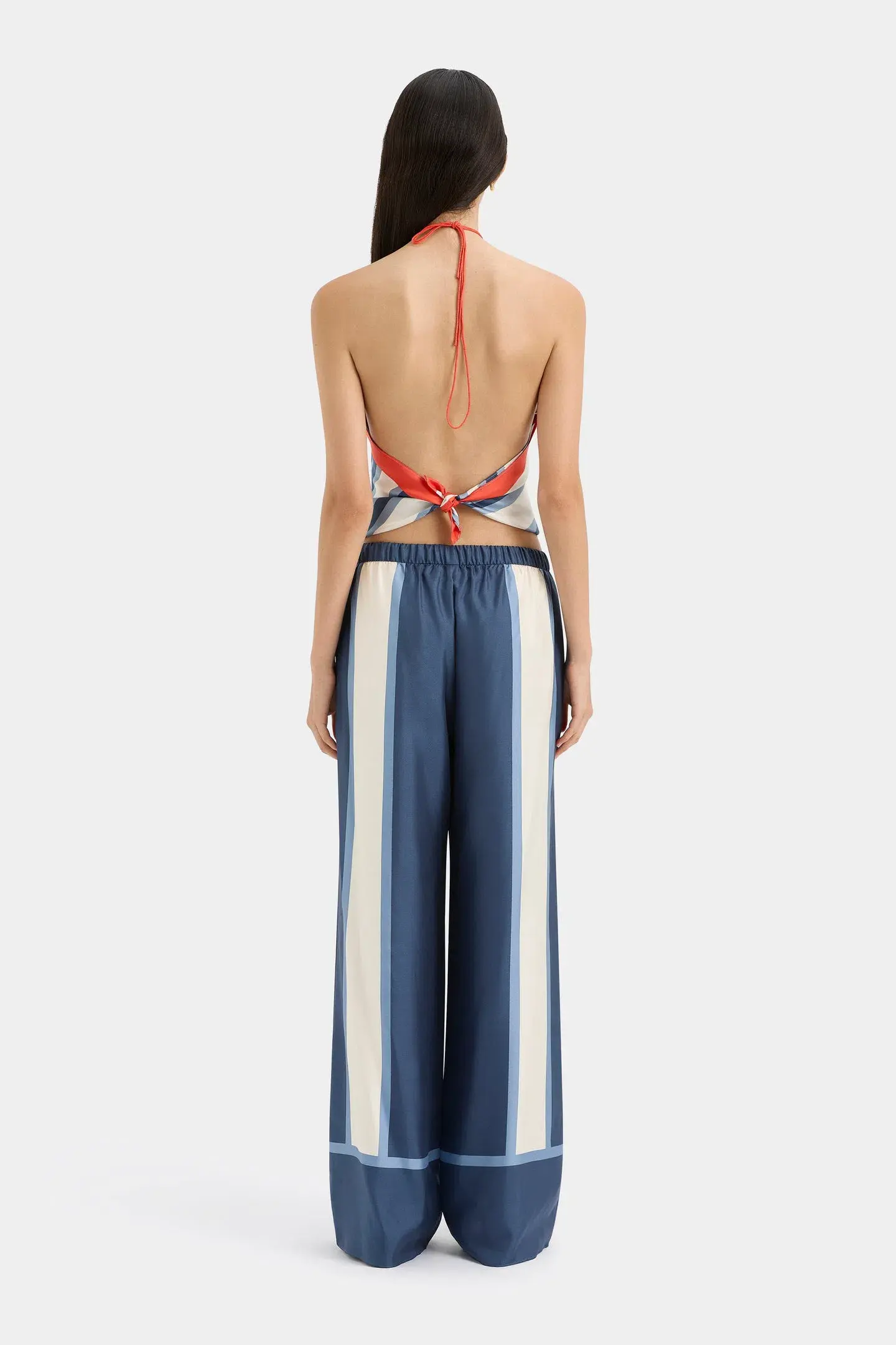 Sir The Label Dazed Scarf One Size and Pant Size 2 /AU 10 Set in Studio Print  - Image 2