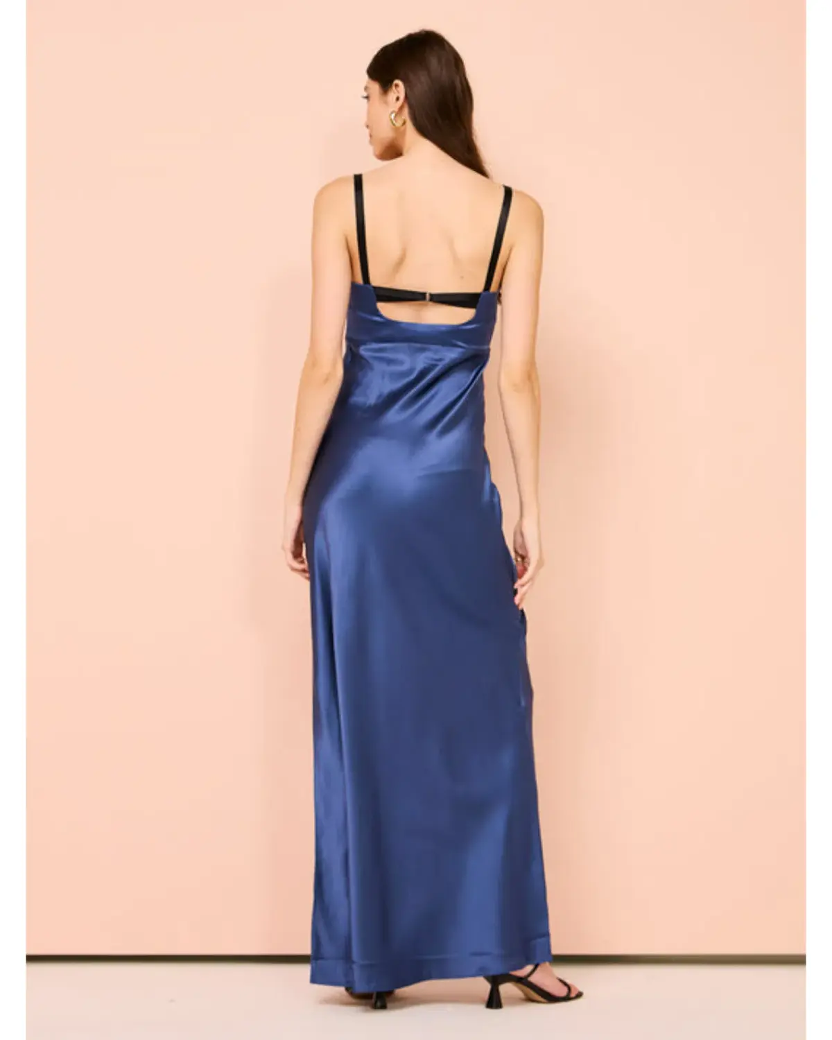 Sir The Label Depeche Balconette Gown In Dark Blue Size 1 / AU 8 - Image 2