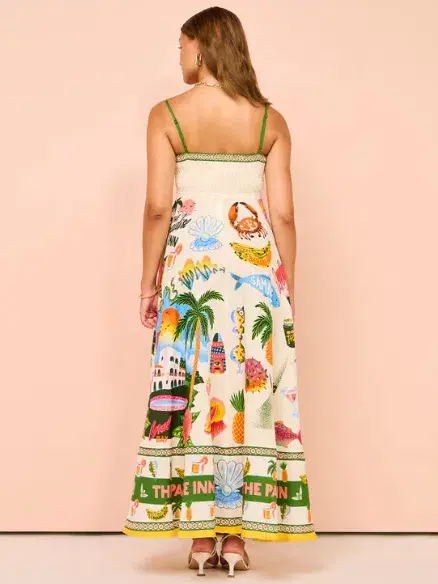 Alemais Paradiso Sundress In Multi Size 6 - Image 3