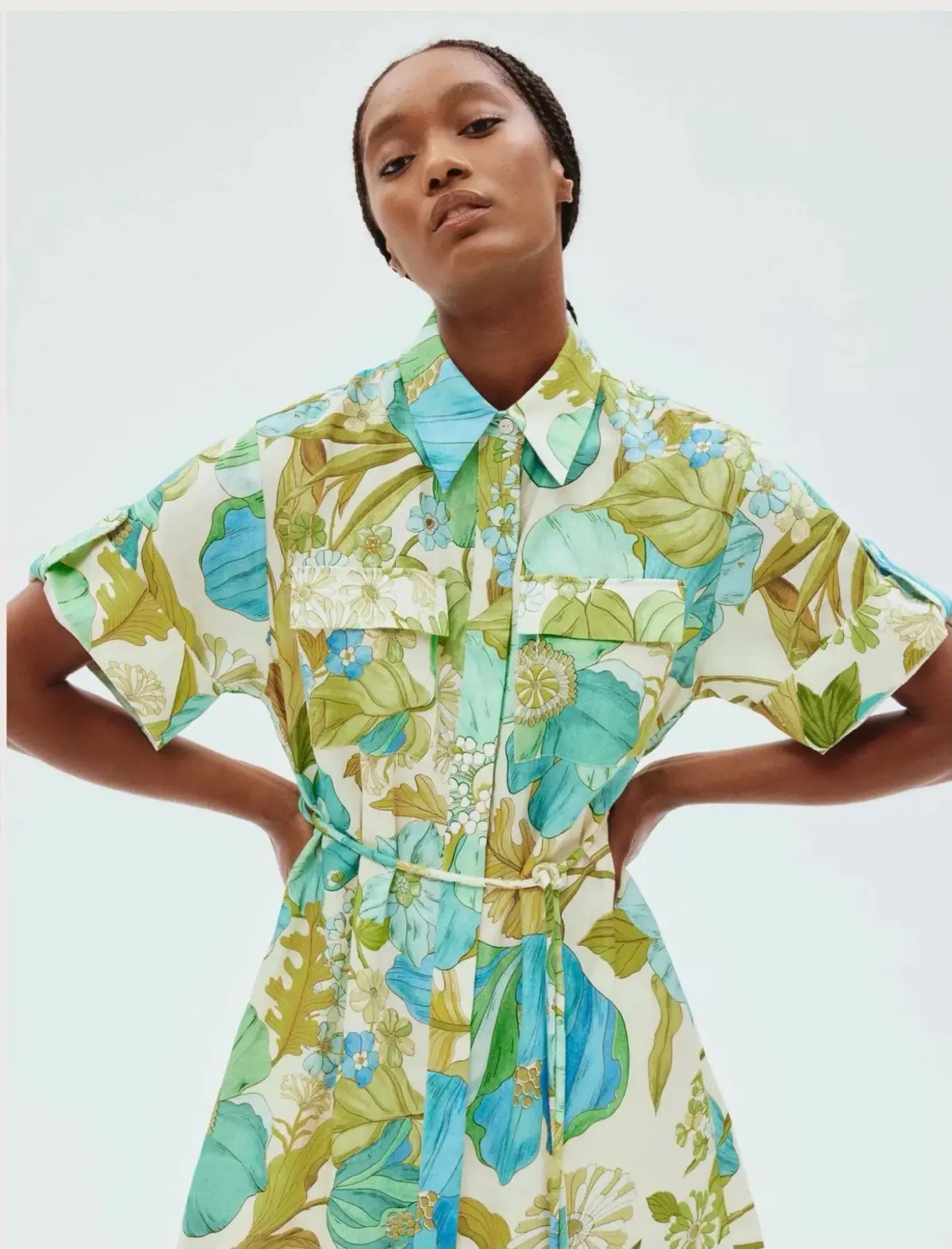 Alemais Janis Shirt Dress Floral Size 14 - Image 4