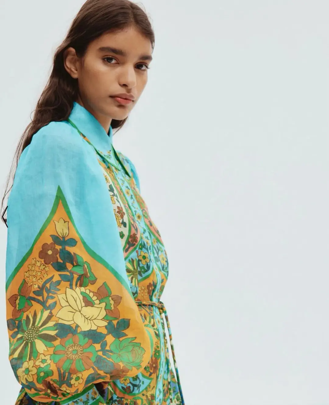 Alemais Sofie Shirtdress Multi Size 14 for rent on The Volte - main image