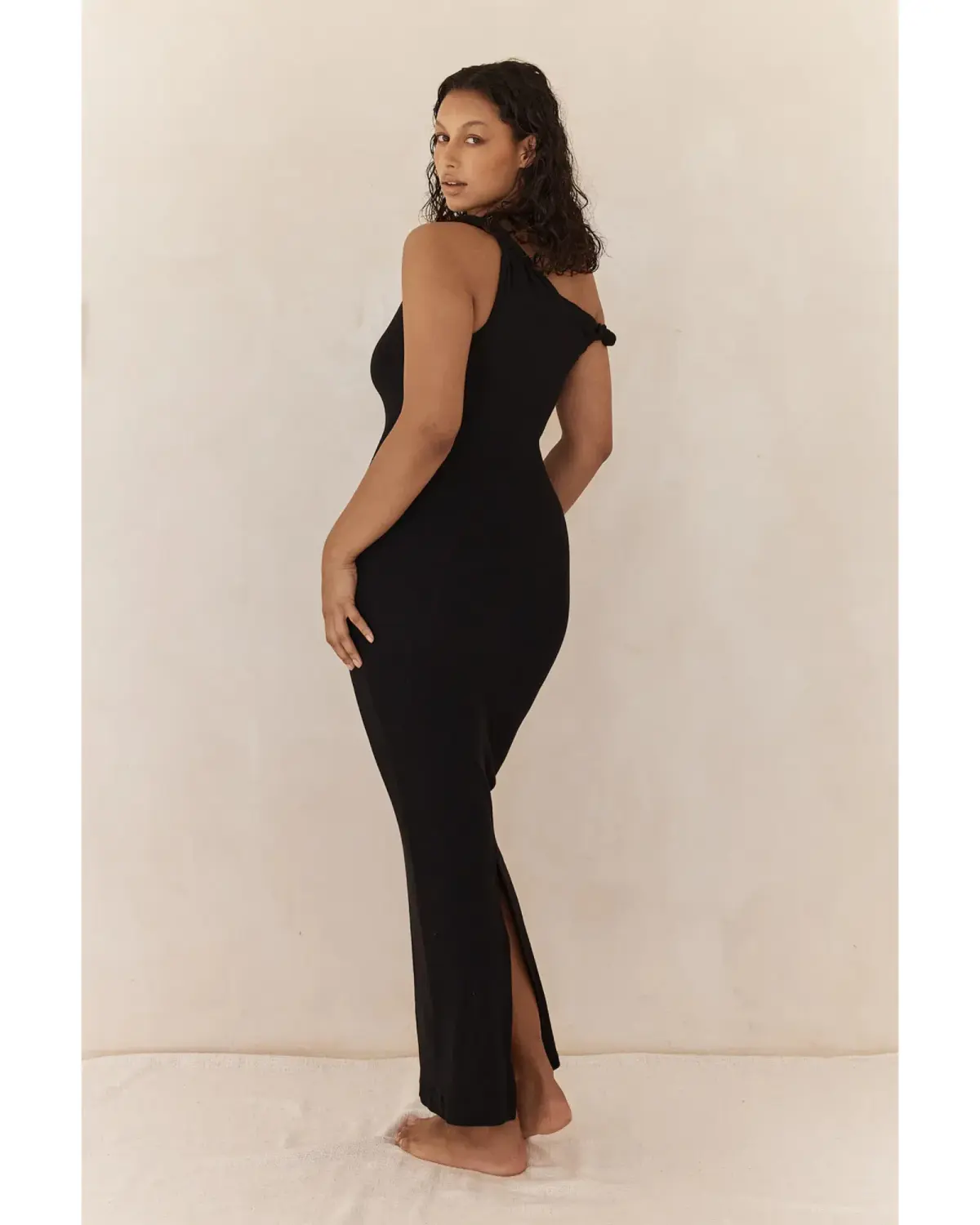 Johansen Long Poppy Dress Black Size AU 8 - Image 3