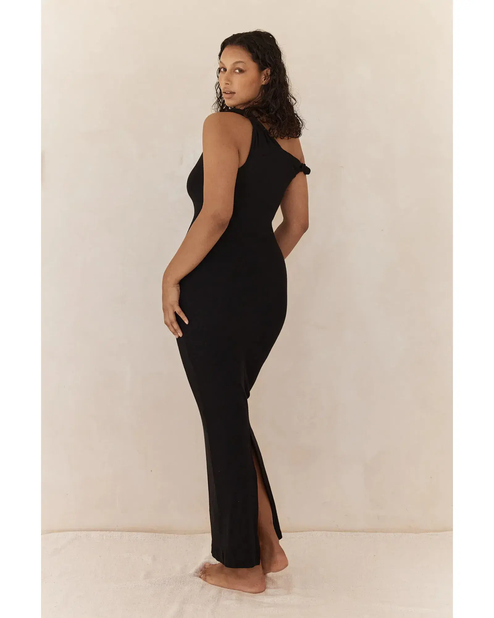 Johansen Long Poppy Dress Black Size AU 8 - Image 3