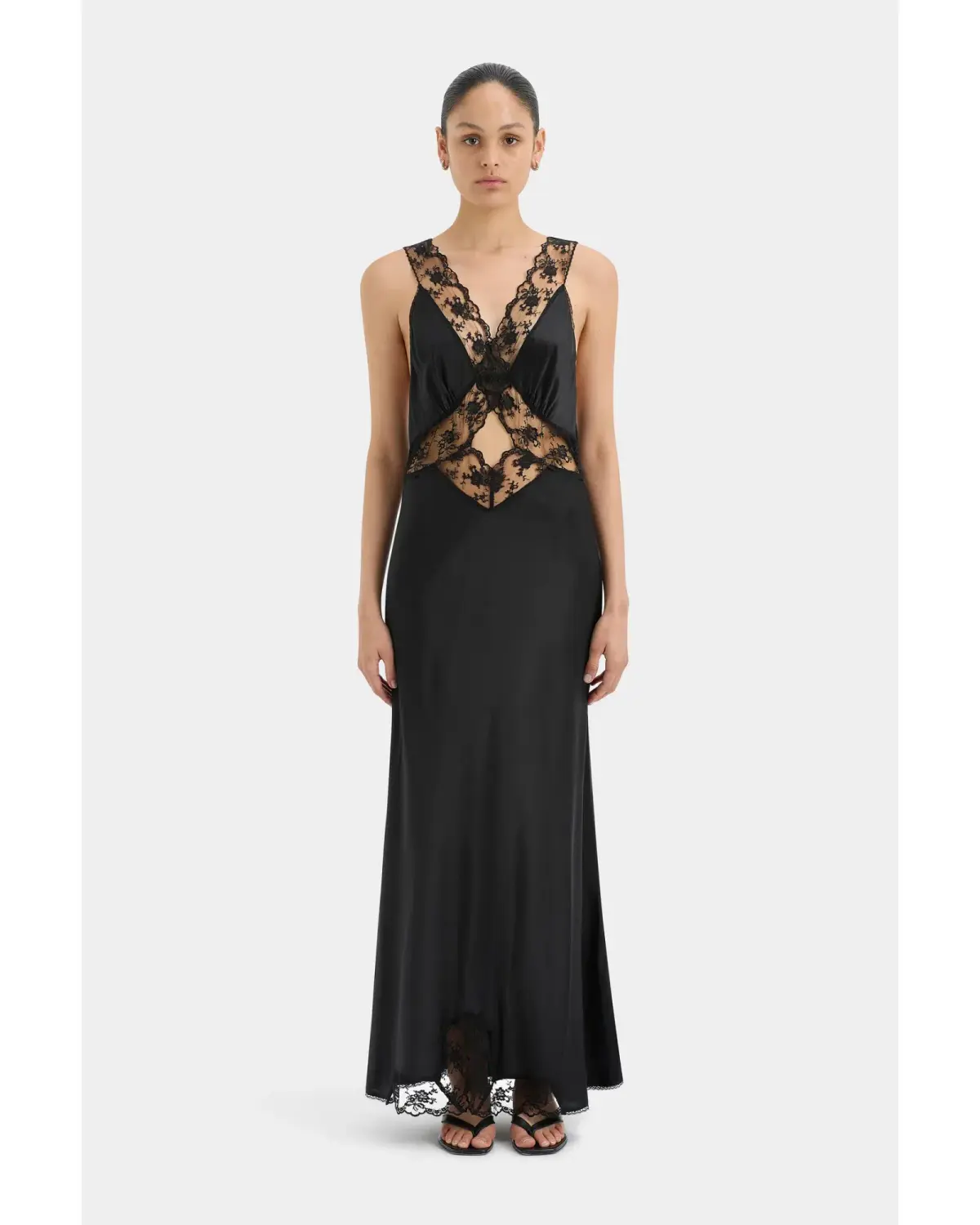 Sir The Label Aries Cut Out Gown Black Size 1 / AU 8 - Image 1
