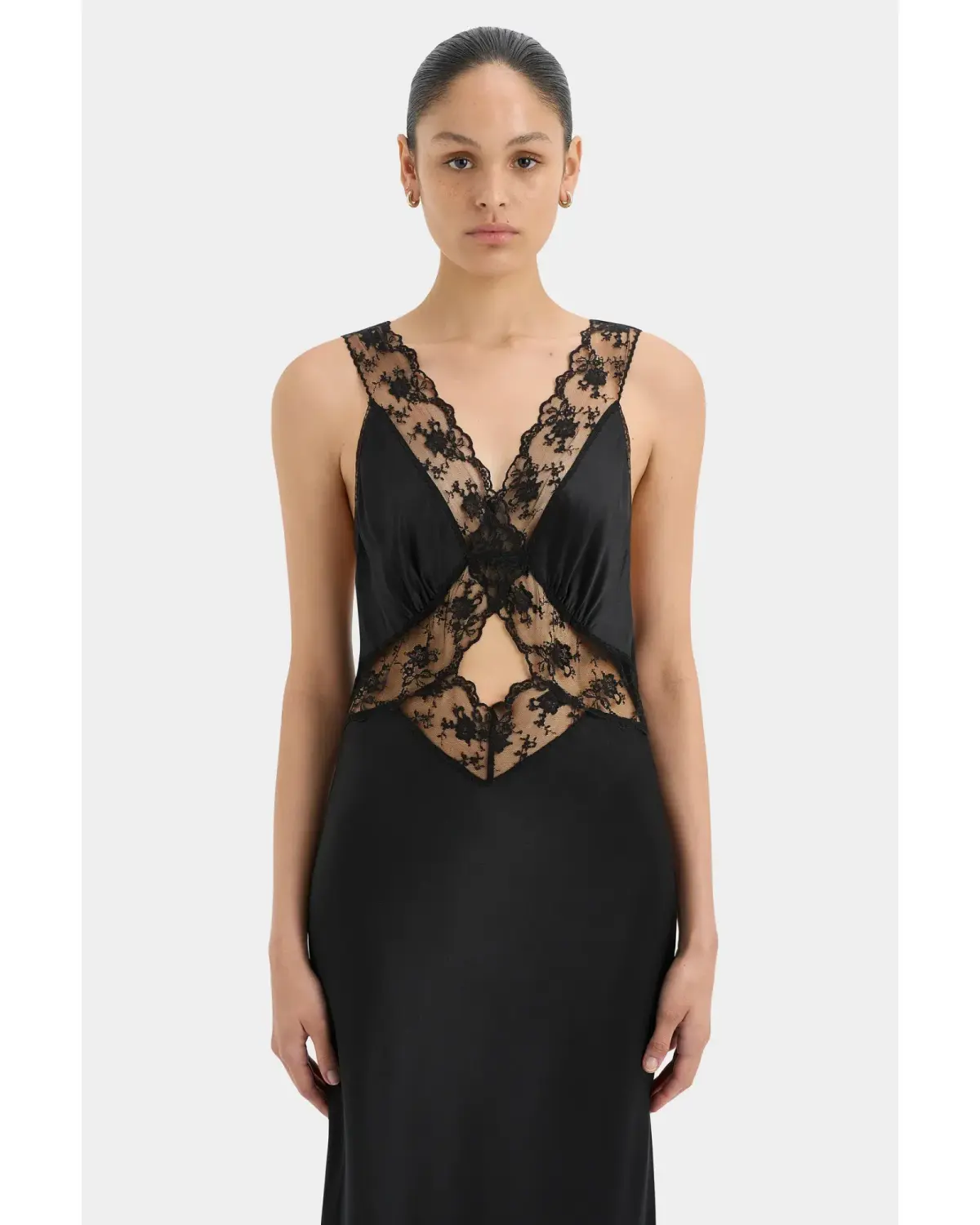 Sir The Label Aries Cut Out Gown Black Size 1 / AU 8 - Image 2