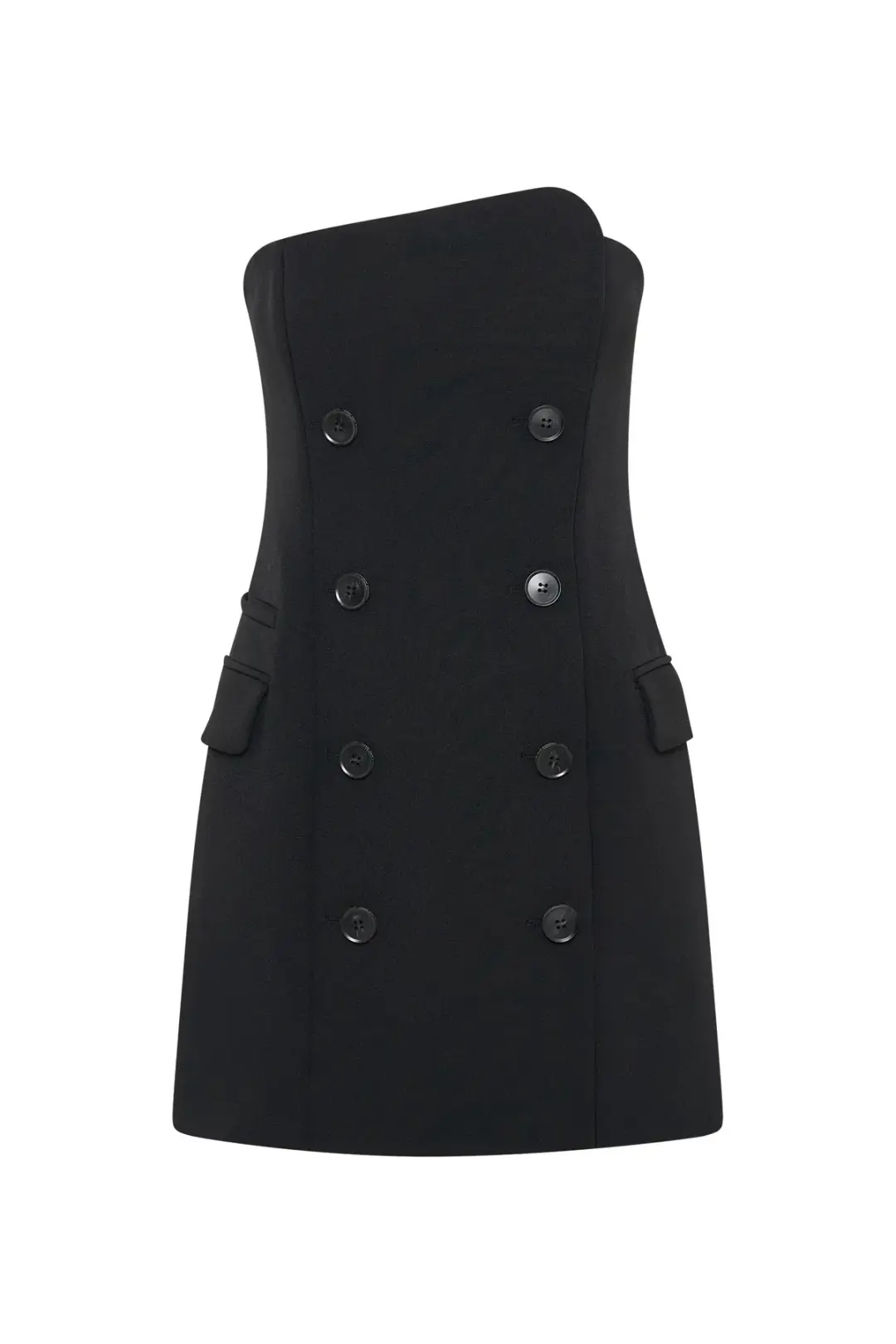 Camilla and Marc Izola Tailored Mini Dress Black Size 14 for rent on The Volte - main image