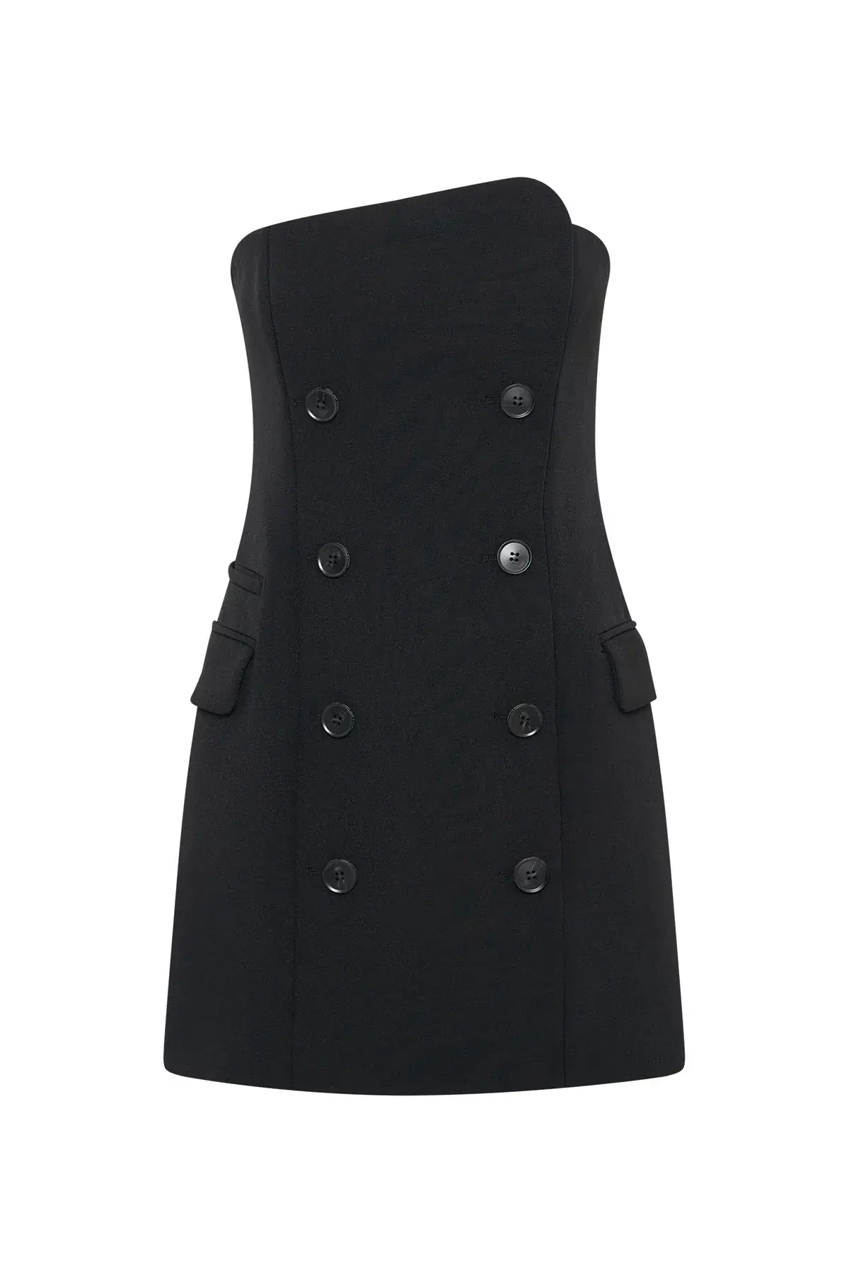 Camilla and Marc Izola Tailored Mini Dress Black Size 14 - Image 3