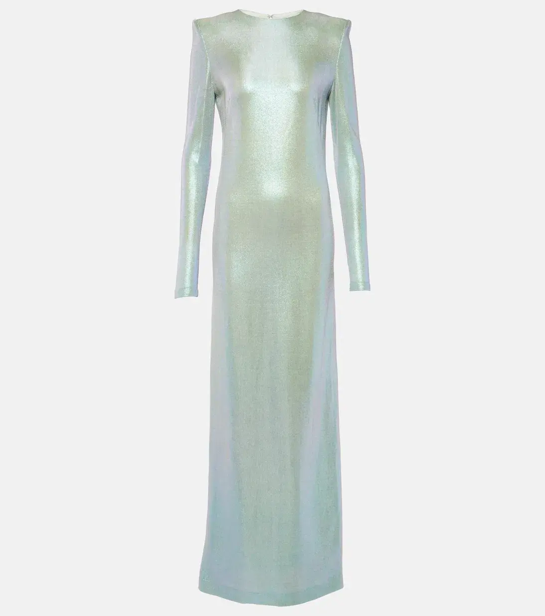 Galvan Frieze Long Sleeve Gown Iridescent Size 8 - Image 5