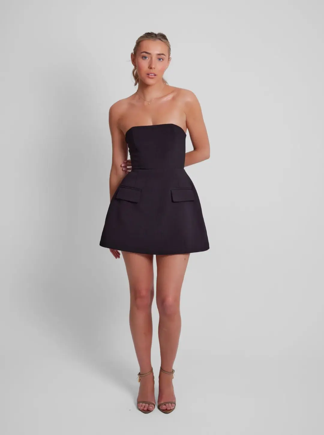 Odd Muse The Ultimate Muse Strapless Dress Black Size S/ AU 8 for rent on The Volte - main image