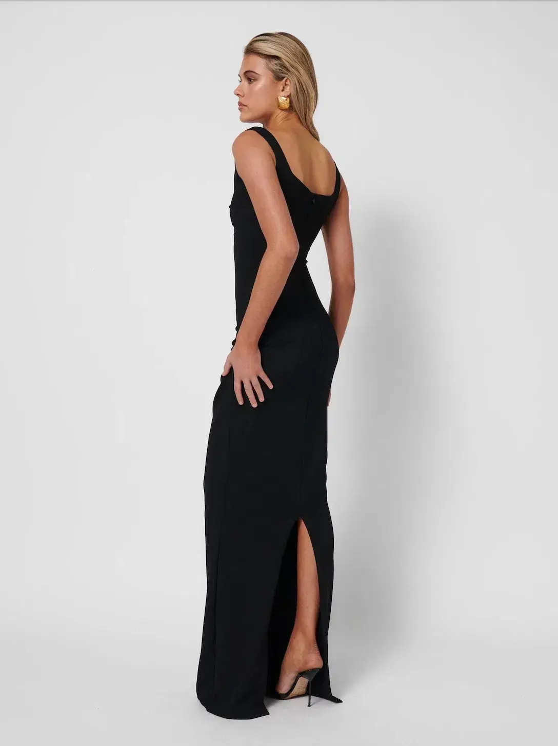 Effie Kats Natalya Gown Black Size Size 10 - Image 4