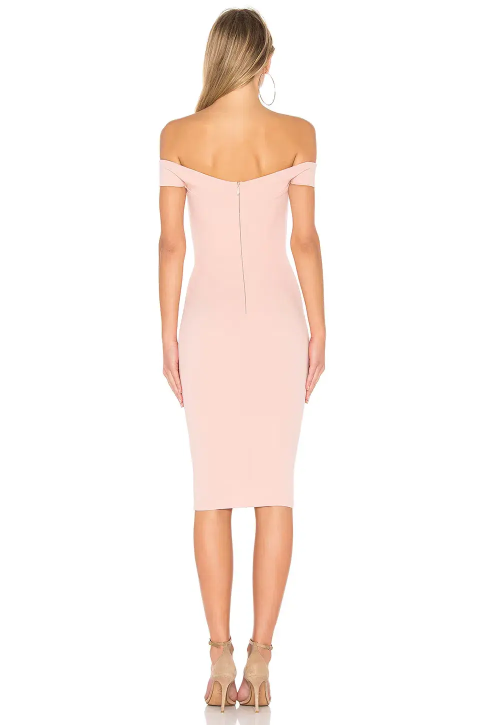 Nookie Dolly Midi Dress in Blush Size 8 - Image 2