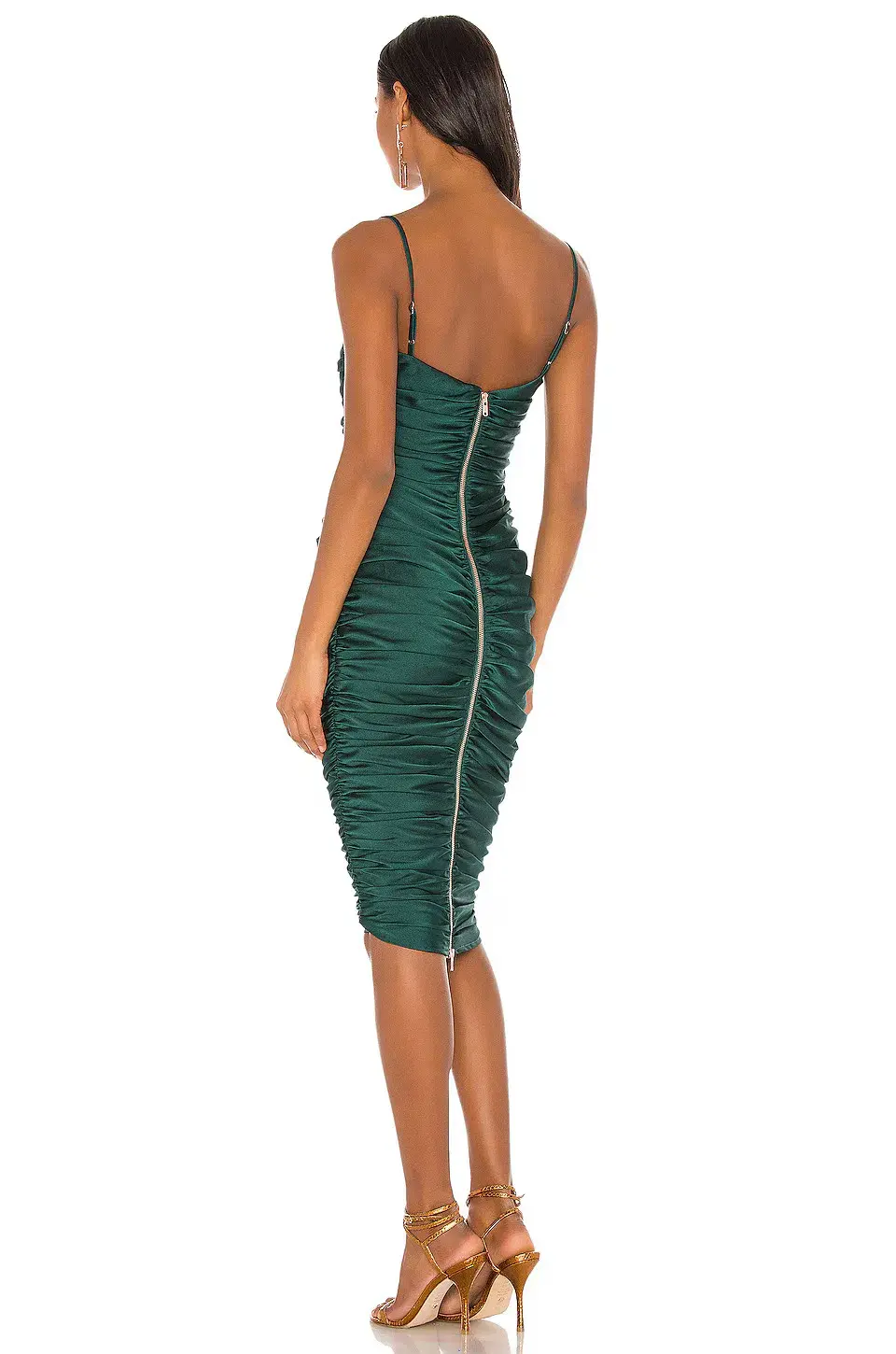 Nookie Cooper Midi Dress Emerald Size 14 - Image 2