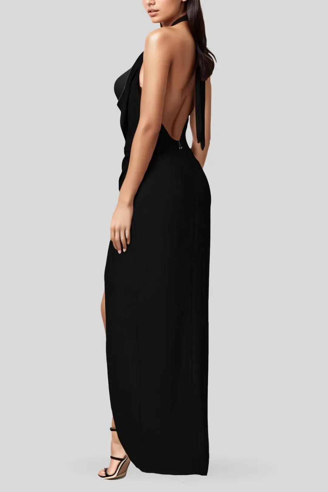 Nookie Amore Gown in Black Size 10 for rent on The Volte - main image