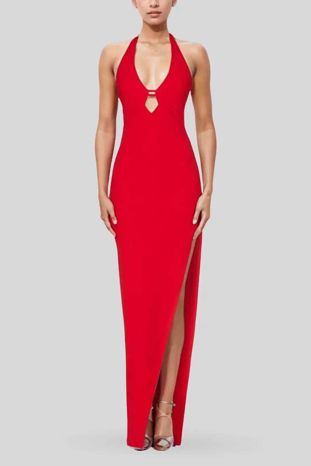Nookie Coco Gown in Fire Red Size 8 - Image 1