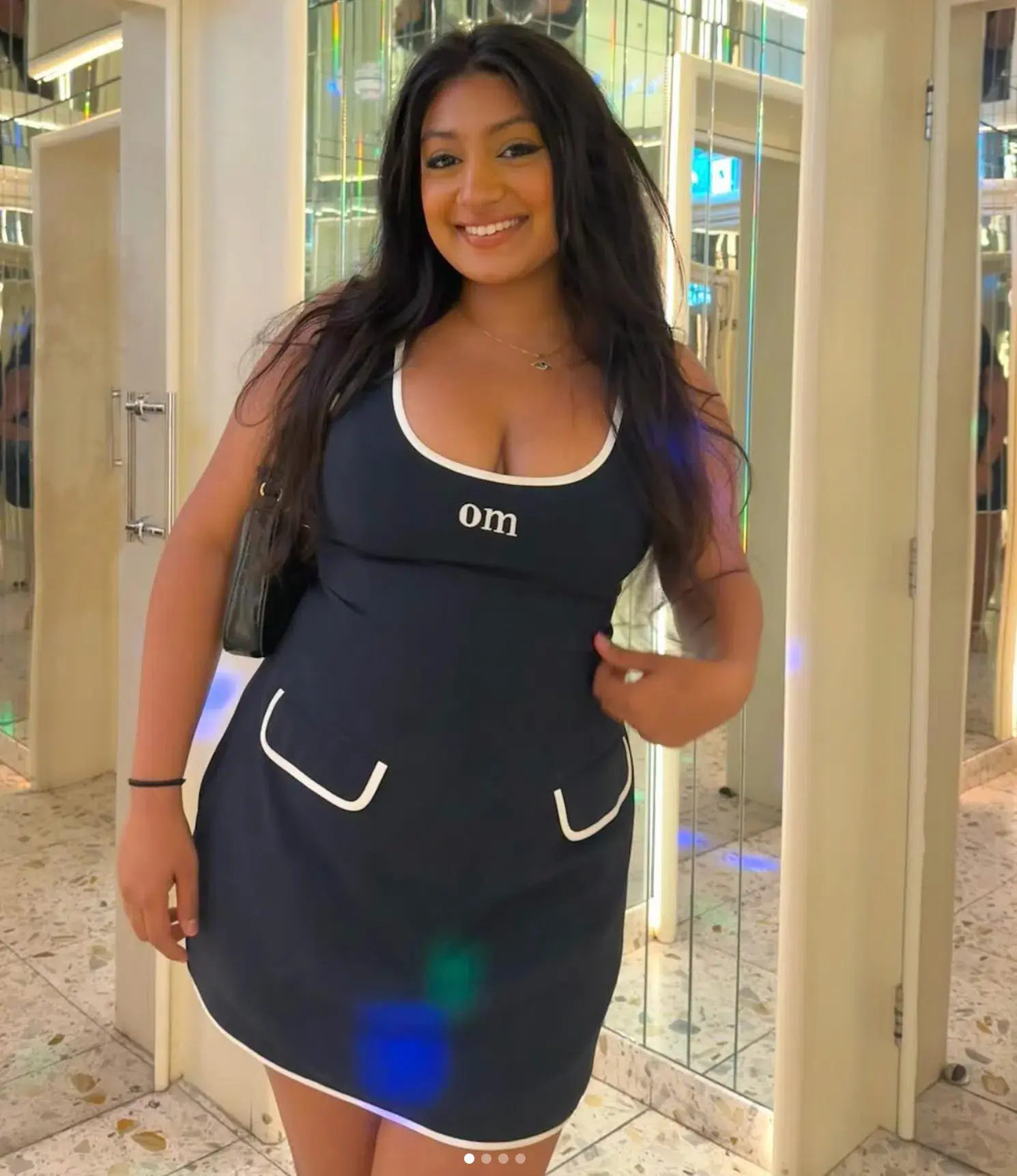 Odd Muse Ultimate Muse Tennis Mini Dress Navy Size 10 - Image 8