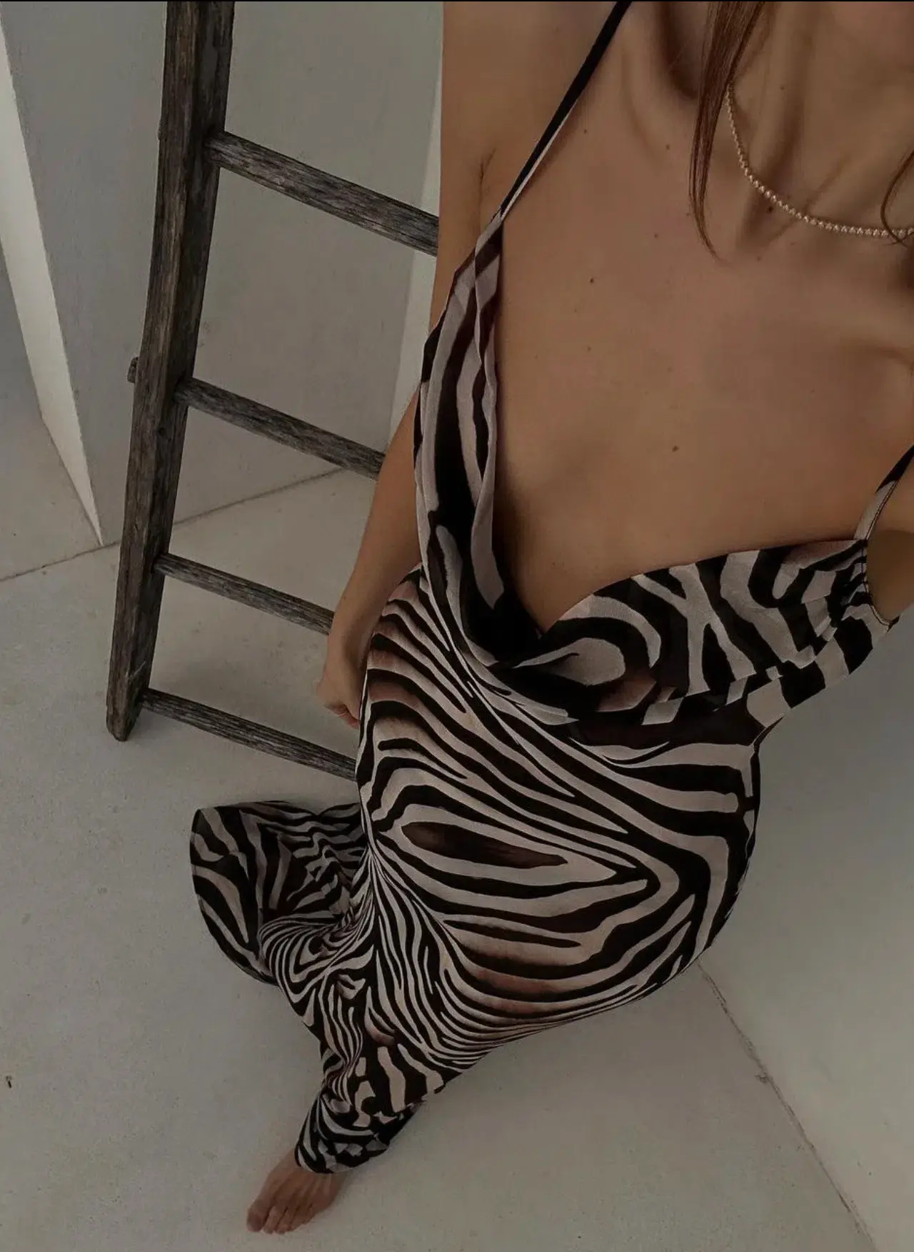 Rat & Boa Majel Dress Zebra Print Size 8 - Image 3