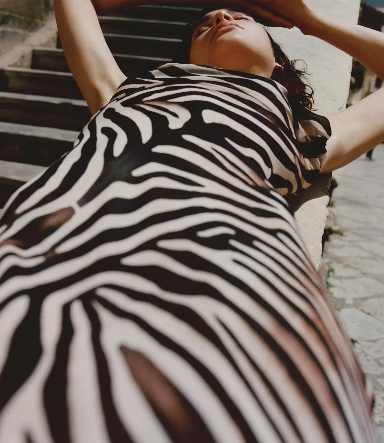 Rat & Boa Majel Dress Zebra Print Size 8 - Image 5