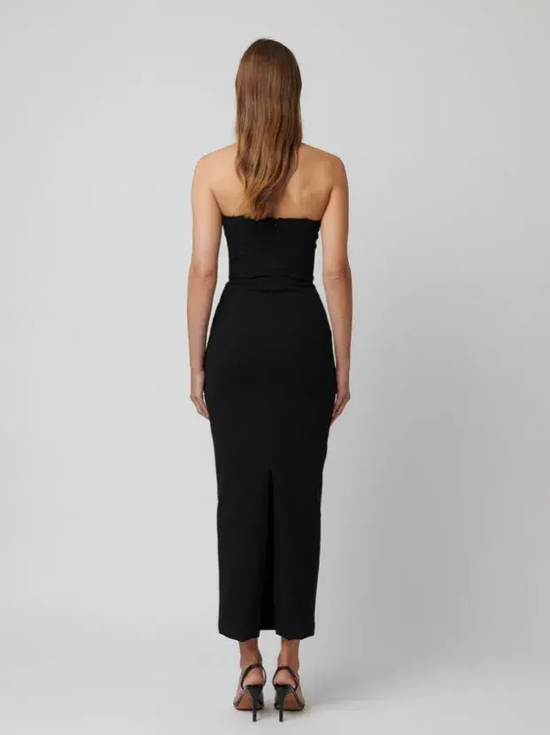 Effie Kats Rozela Dress Black Size AU 10 for rent on The Volte - main image