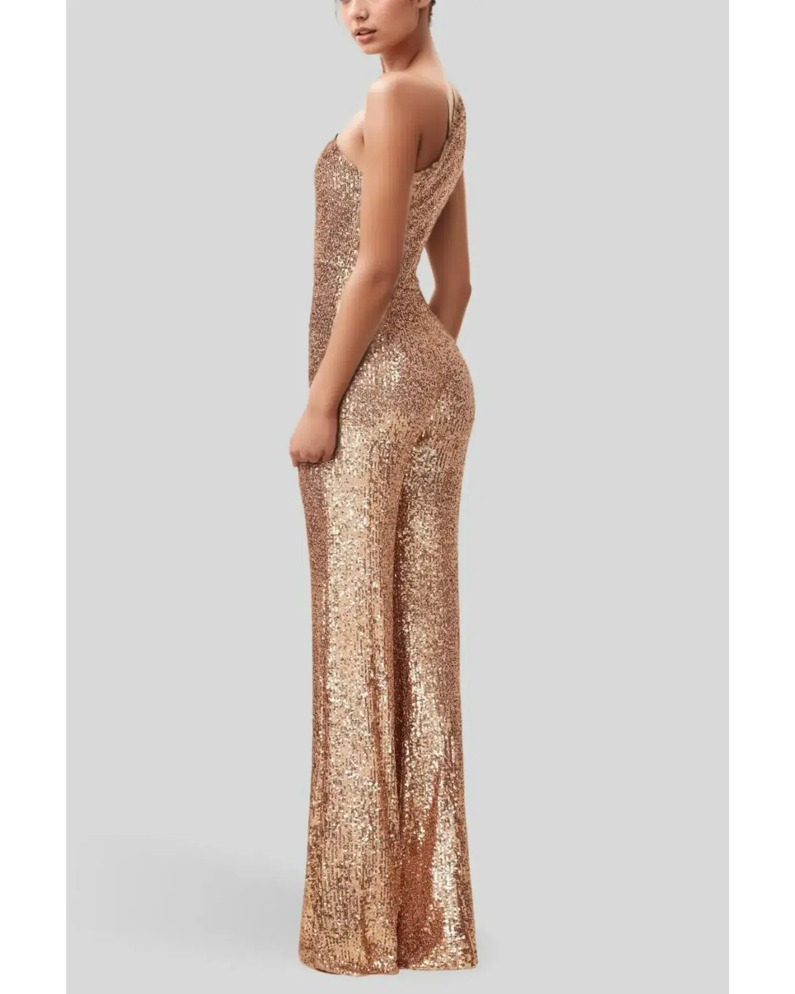 Love Nookie Treasure Jumpsuit in Camel Size AU 8 - Image 2