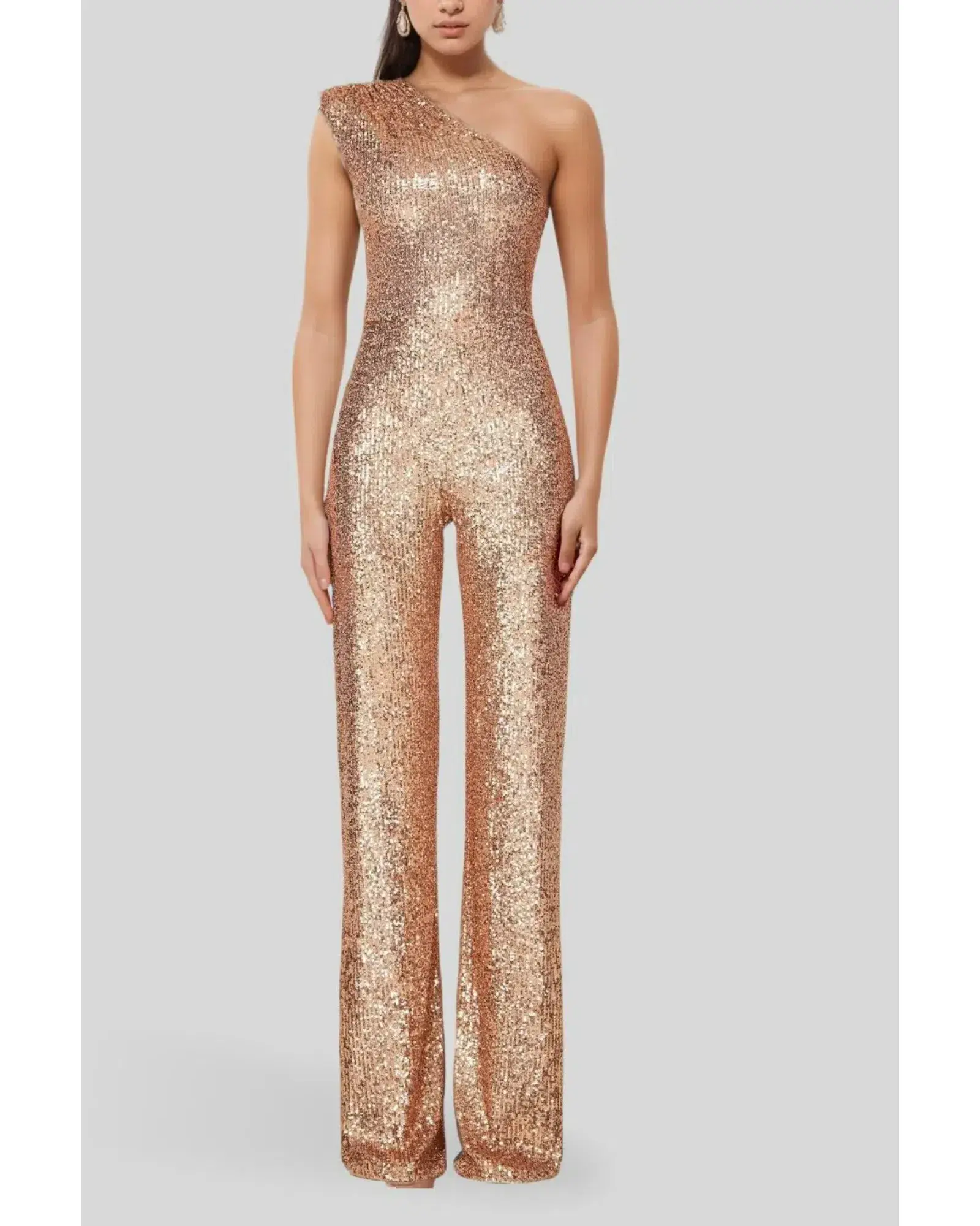 Love Nookie Treasure Jumpsuit in Camel Size AU 8 - Image 1
