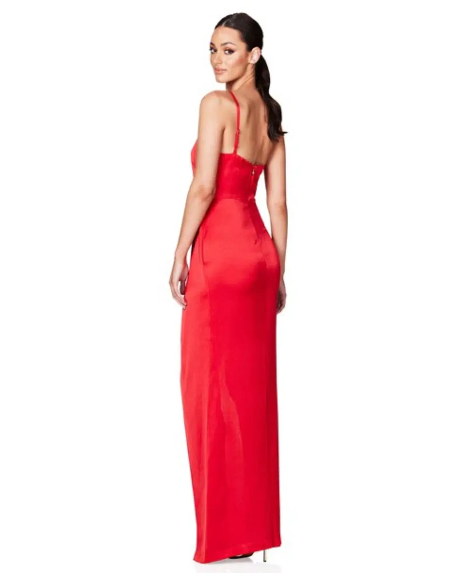 Love Nookie Grace One Shoulder Gown in Fire Size AU 10 - Image 2