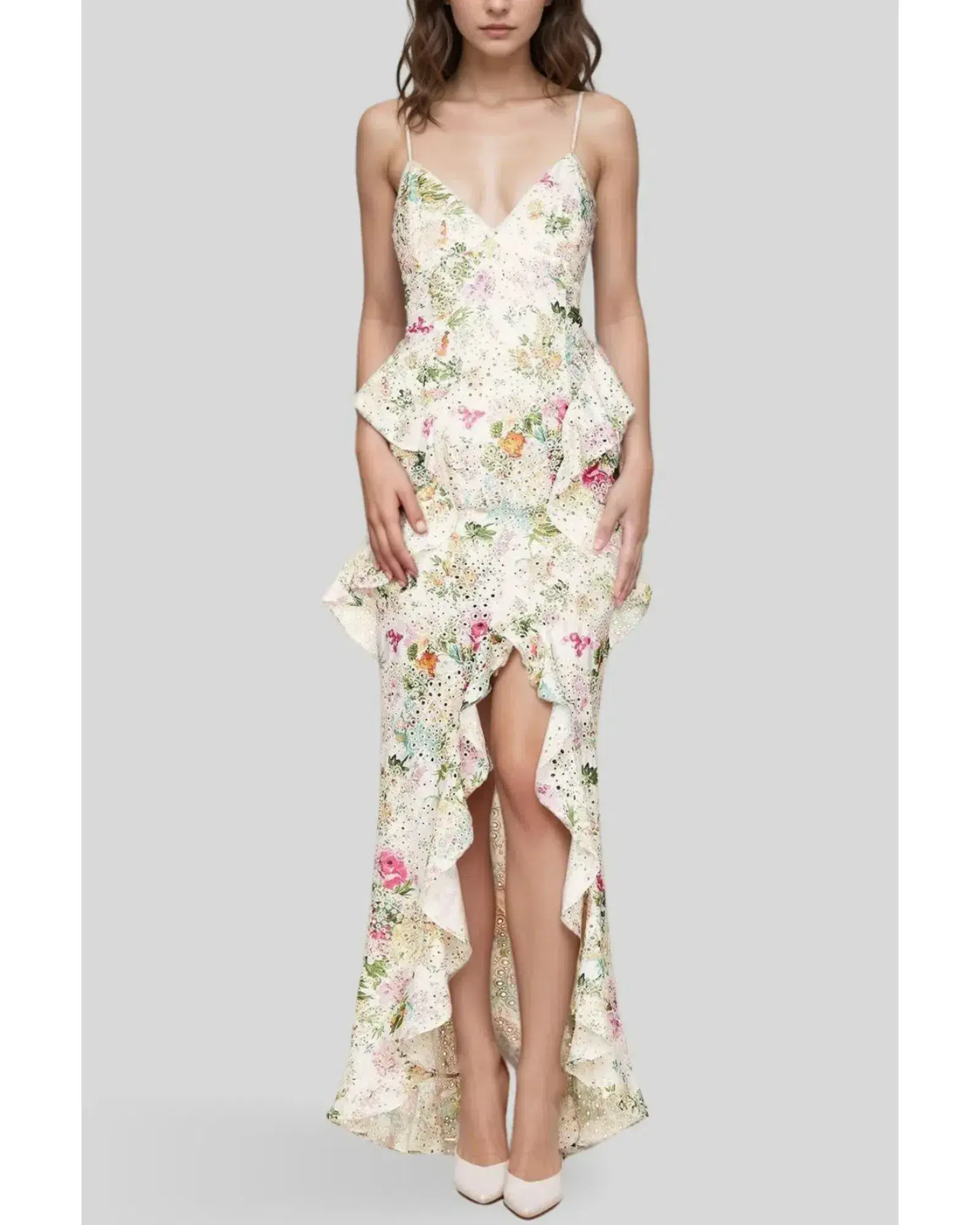 Love Nookie Darling Gown in Floral Size AU 8 - Image 1