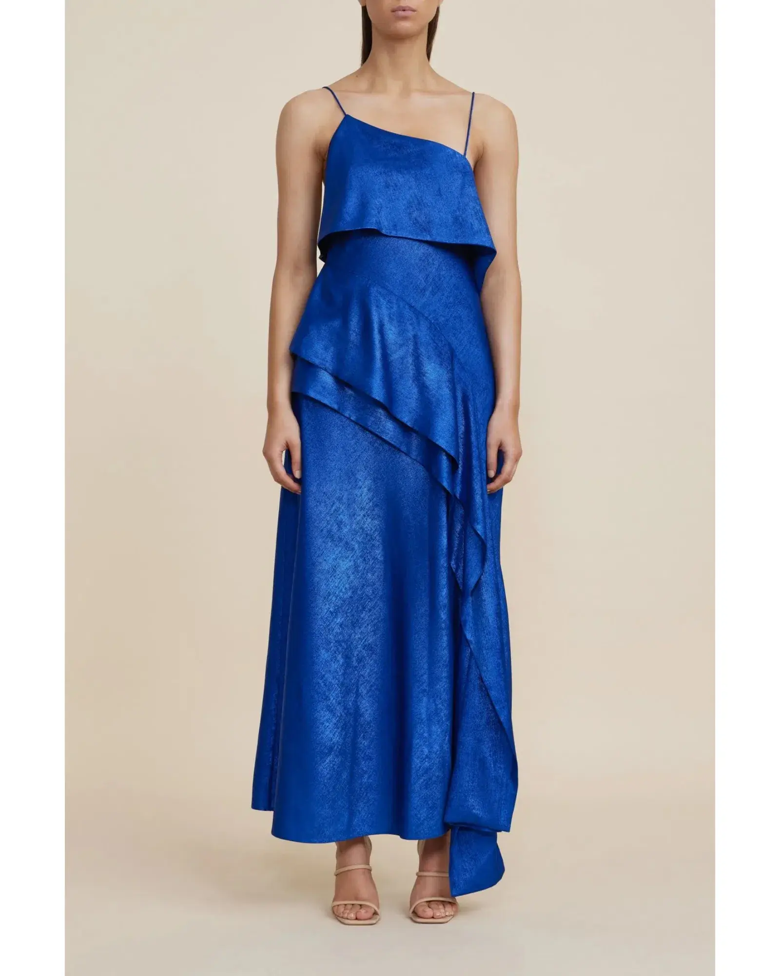 Acler Harley Midi Dress Regal Blue Size AU 14 - Image 1