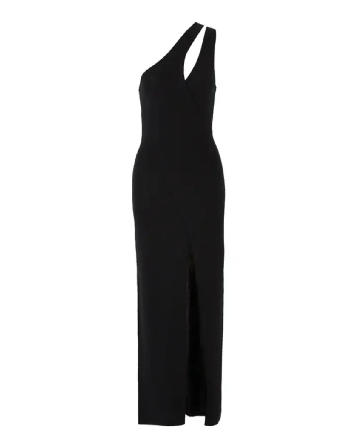 Bec & Bridge Mira Asym Knit Maxi Dress in Black Size AU 6 - Image 4